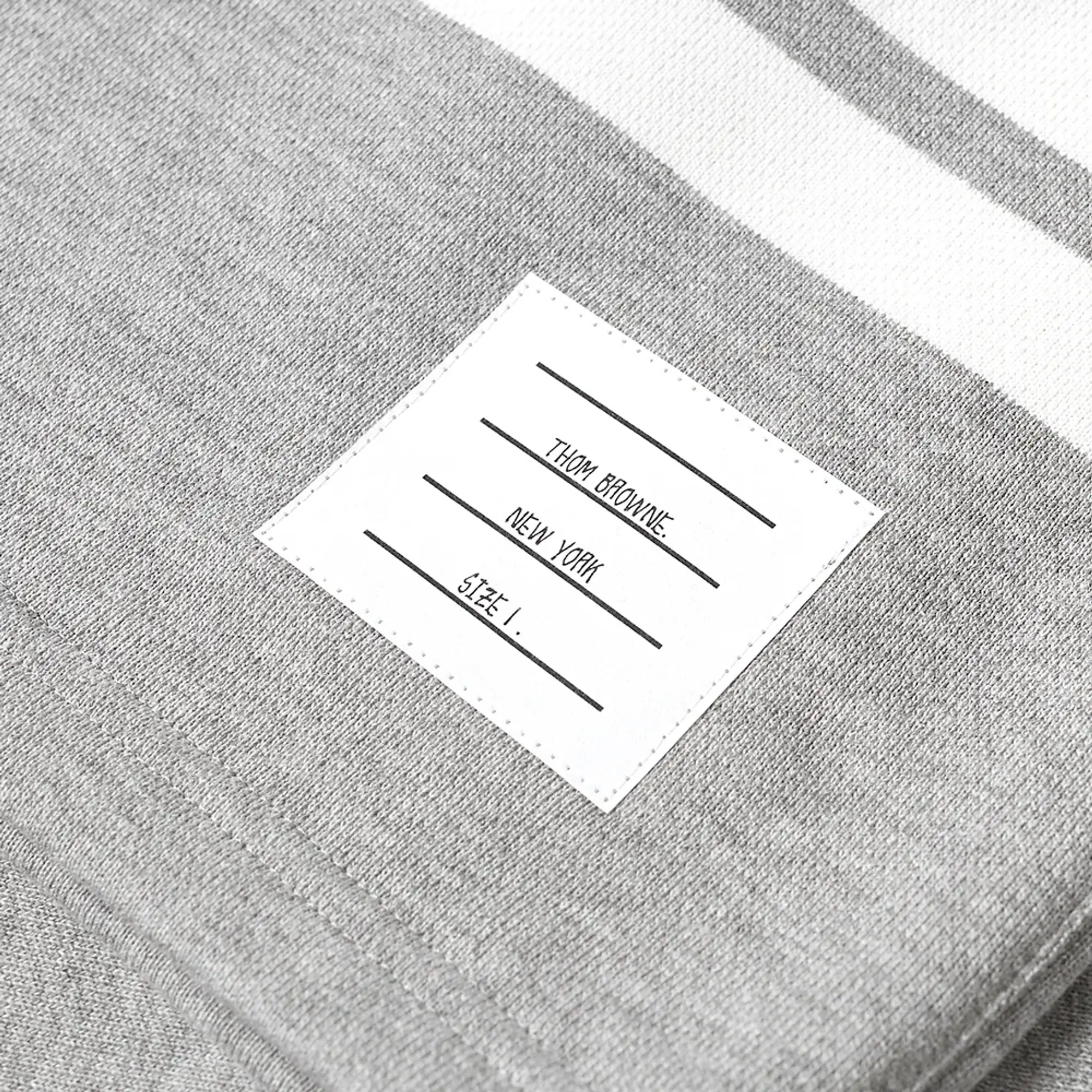Thom Browne Classic Engineered 4 Bar Sweat Short - Light Grey