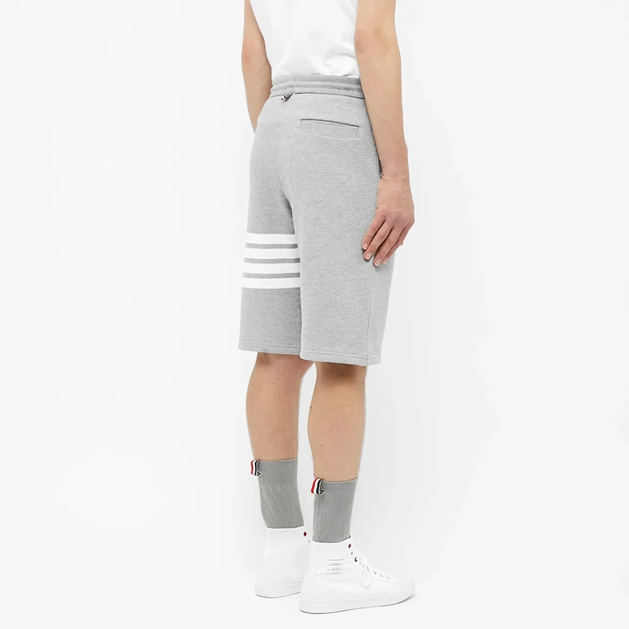 Thom Browne Classic Engineered 4 Bar Sweat Short - Light Grey