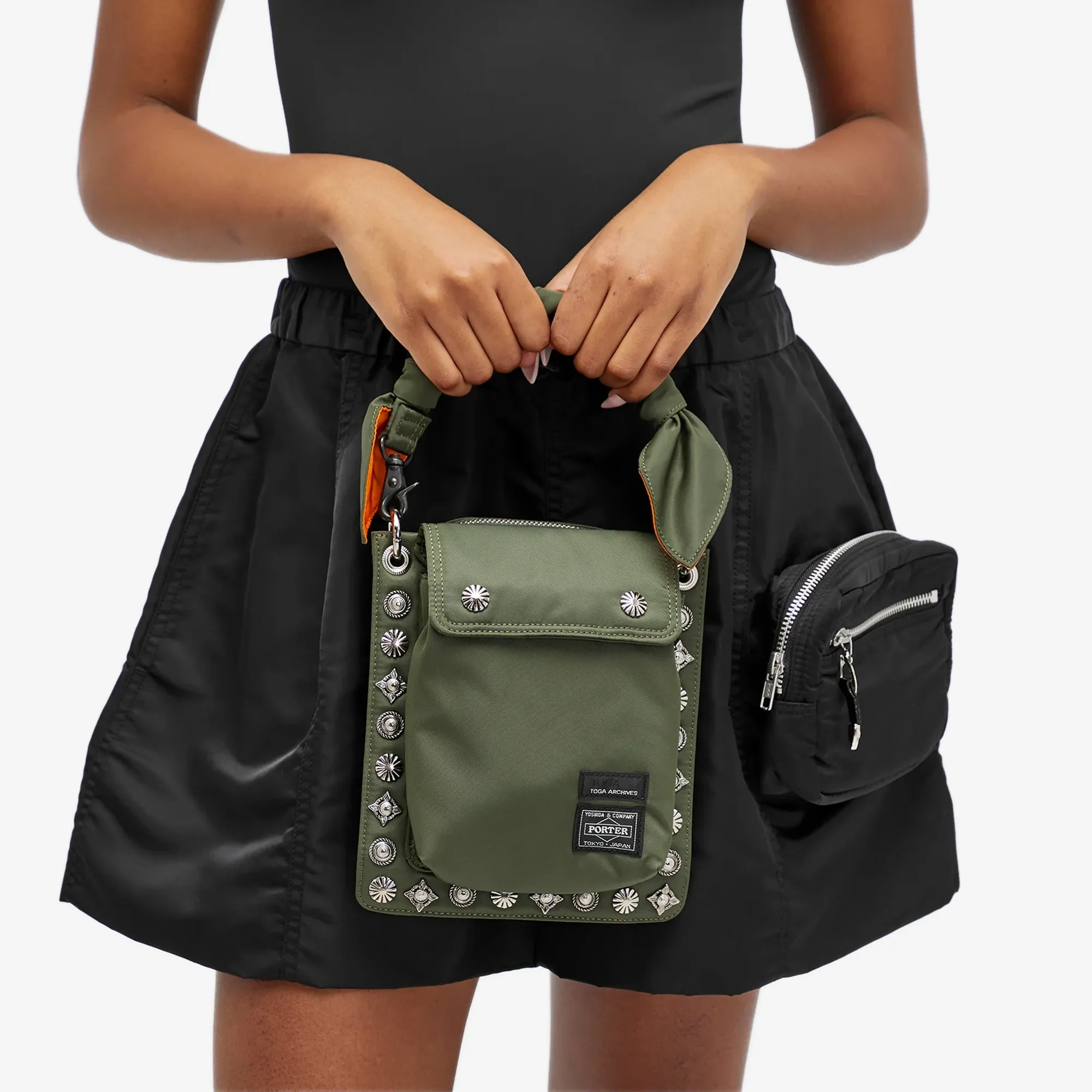 SHOULDER WALLET TOGA×PORTER（x Toga Shoulder Pouch Green）