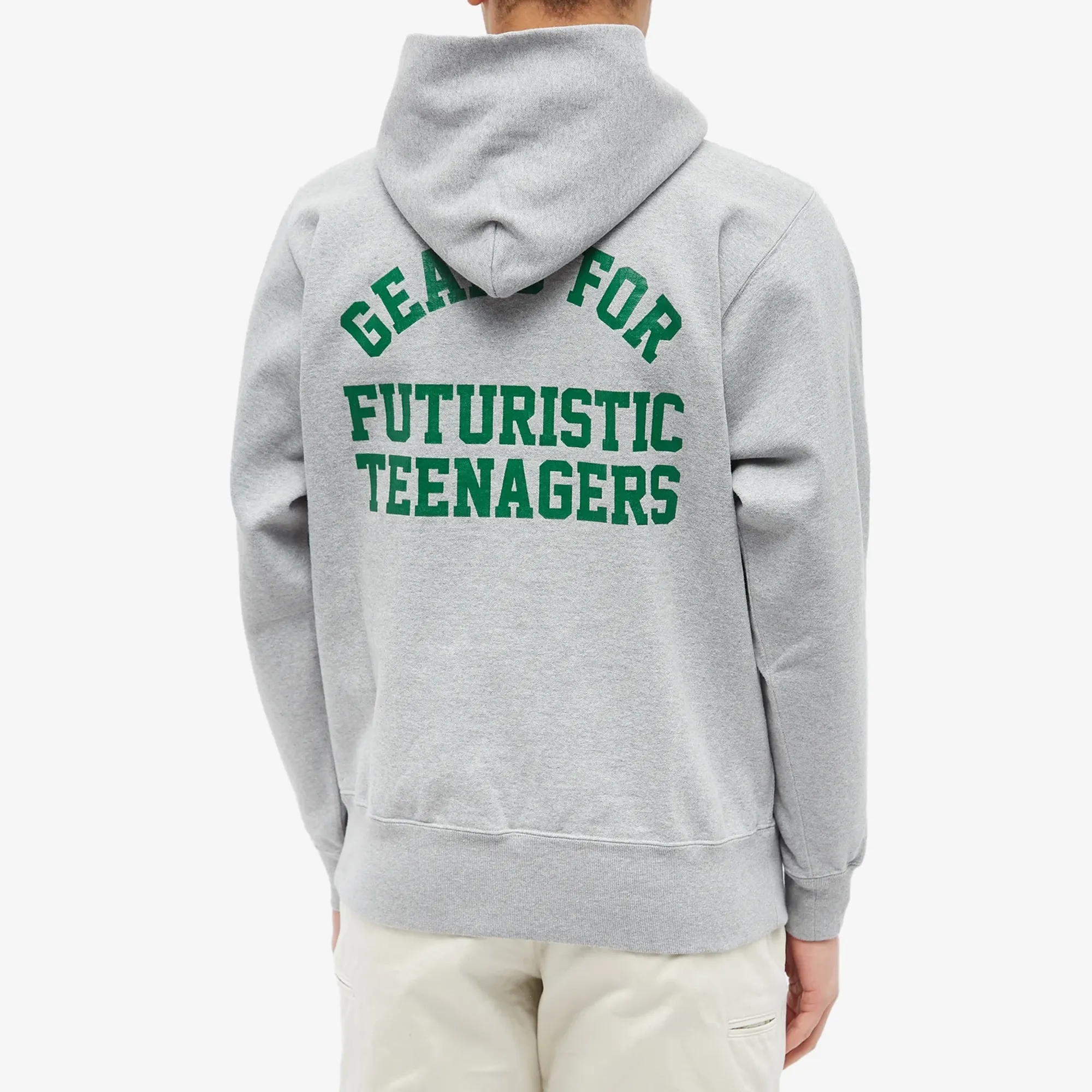 Human Made Men\u0027s Snap Popover Hoodie Grey | HM25CS007-GY |