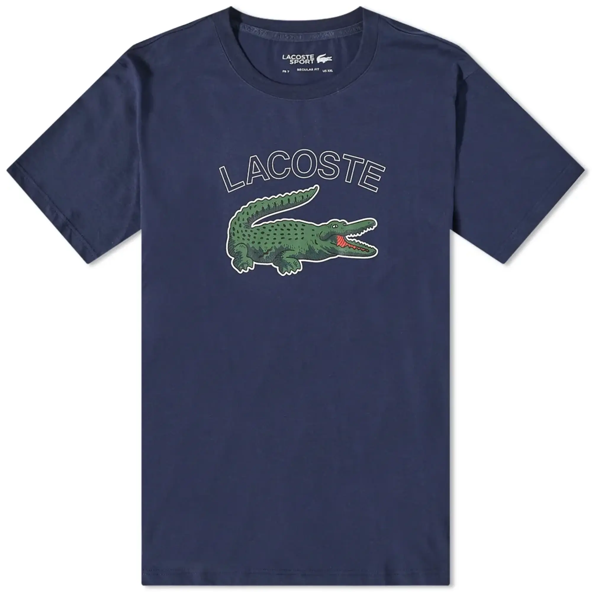 Lacoste Men's Large Logo T-Shirt Navy