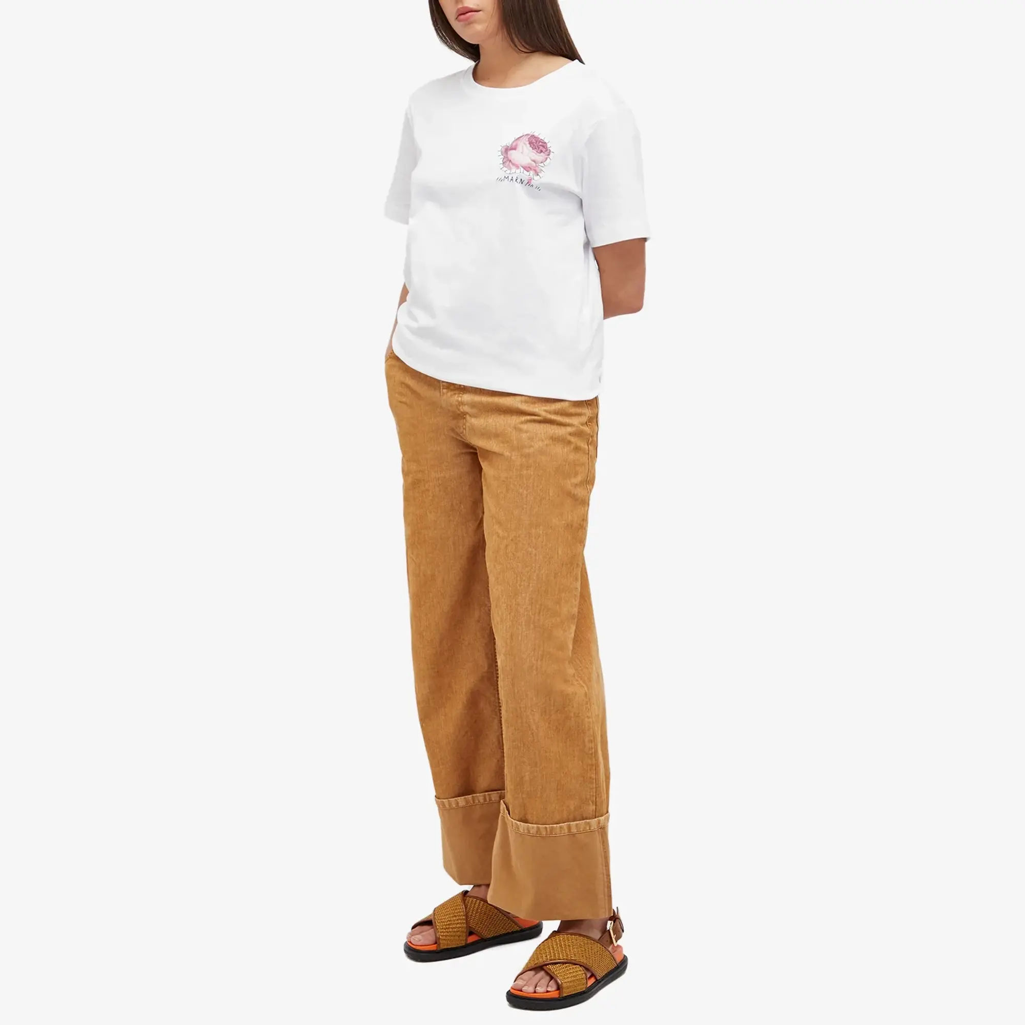 Marni Women's T-Shirt Lily White