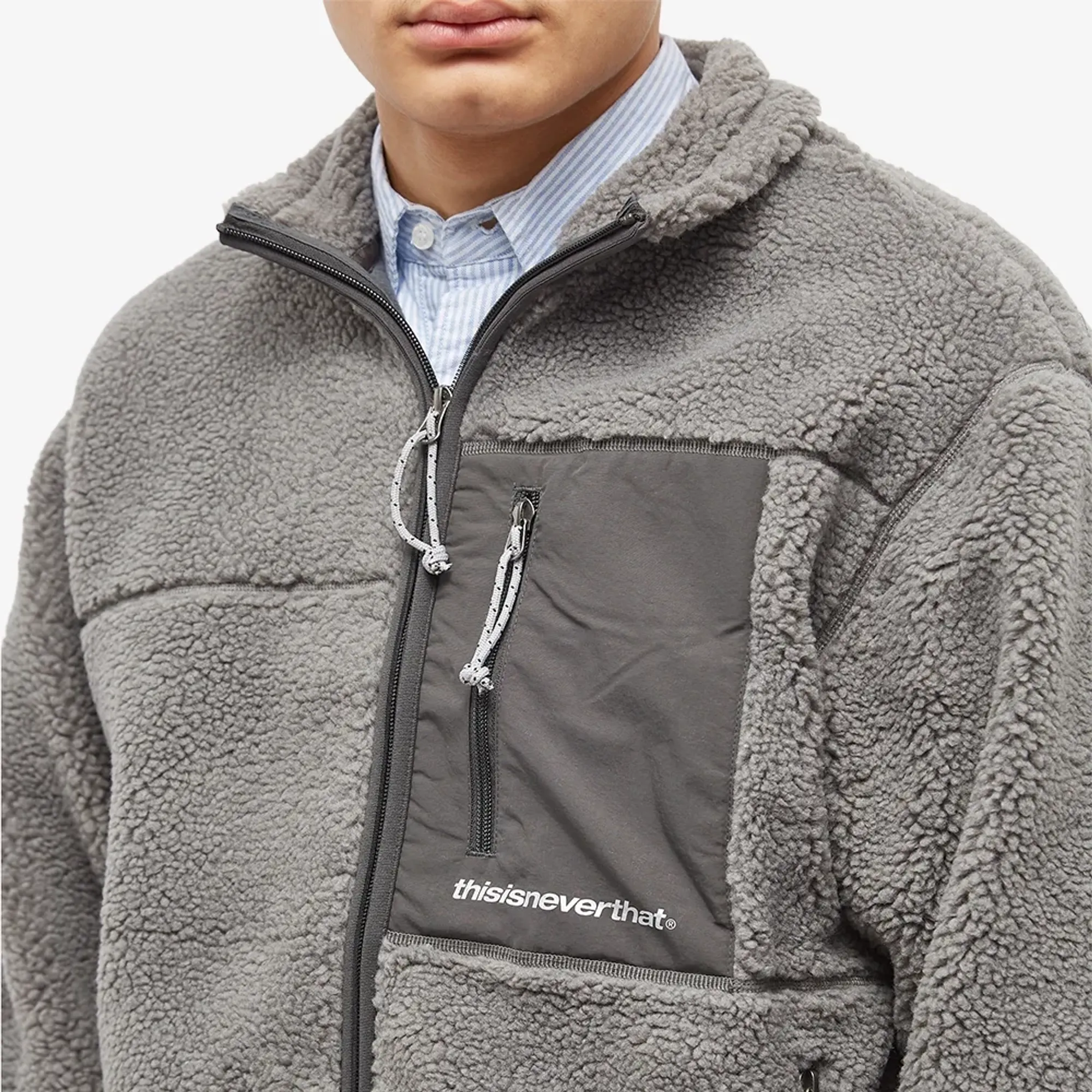 thisisneverthat Reversible Sherpa Jacket Thisisneverthat Sherpa 