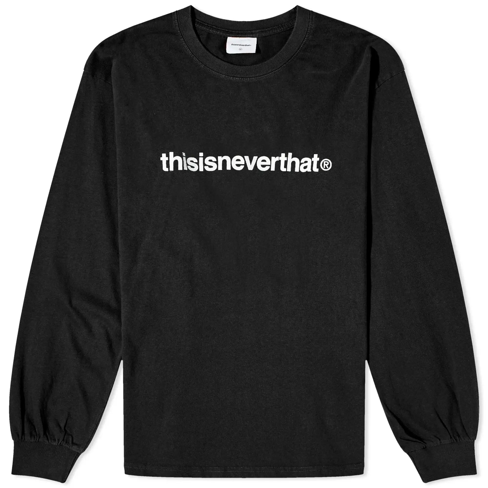 thisisneverthat Men's T-Logo Long Sleeve T-Shirt Black