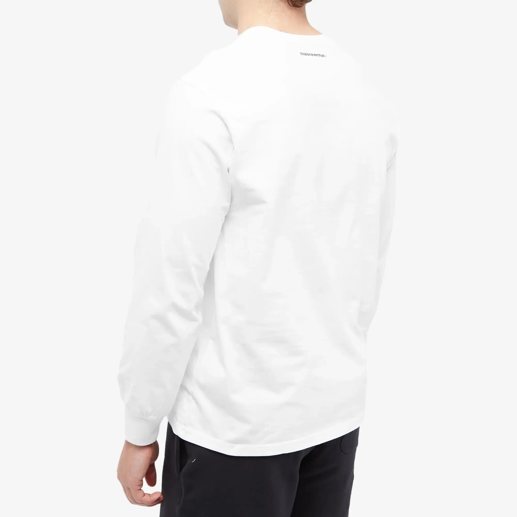 thisisneverthat Men's T-Logo Long Sleeve T-Shirt White