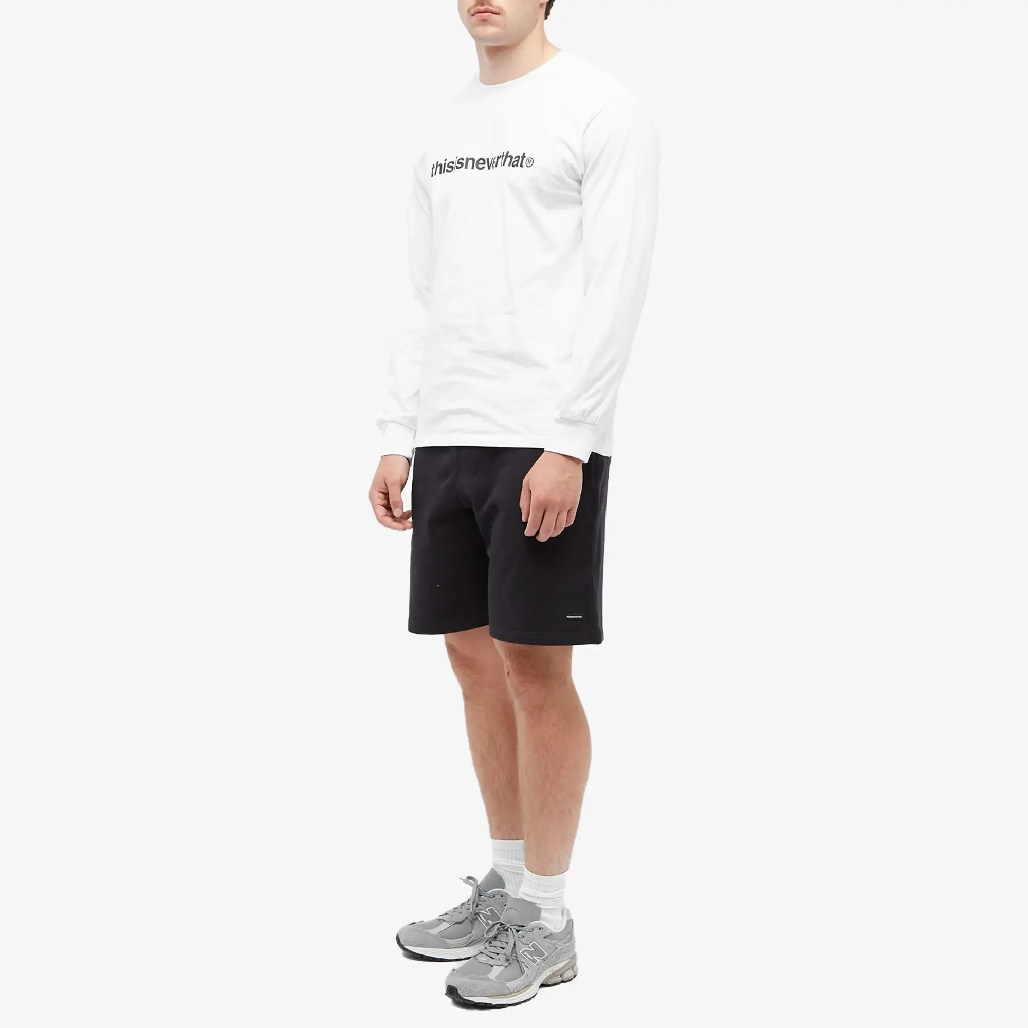thisisneverthat Men's T-Logo Long Sleeve T-Shirt White