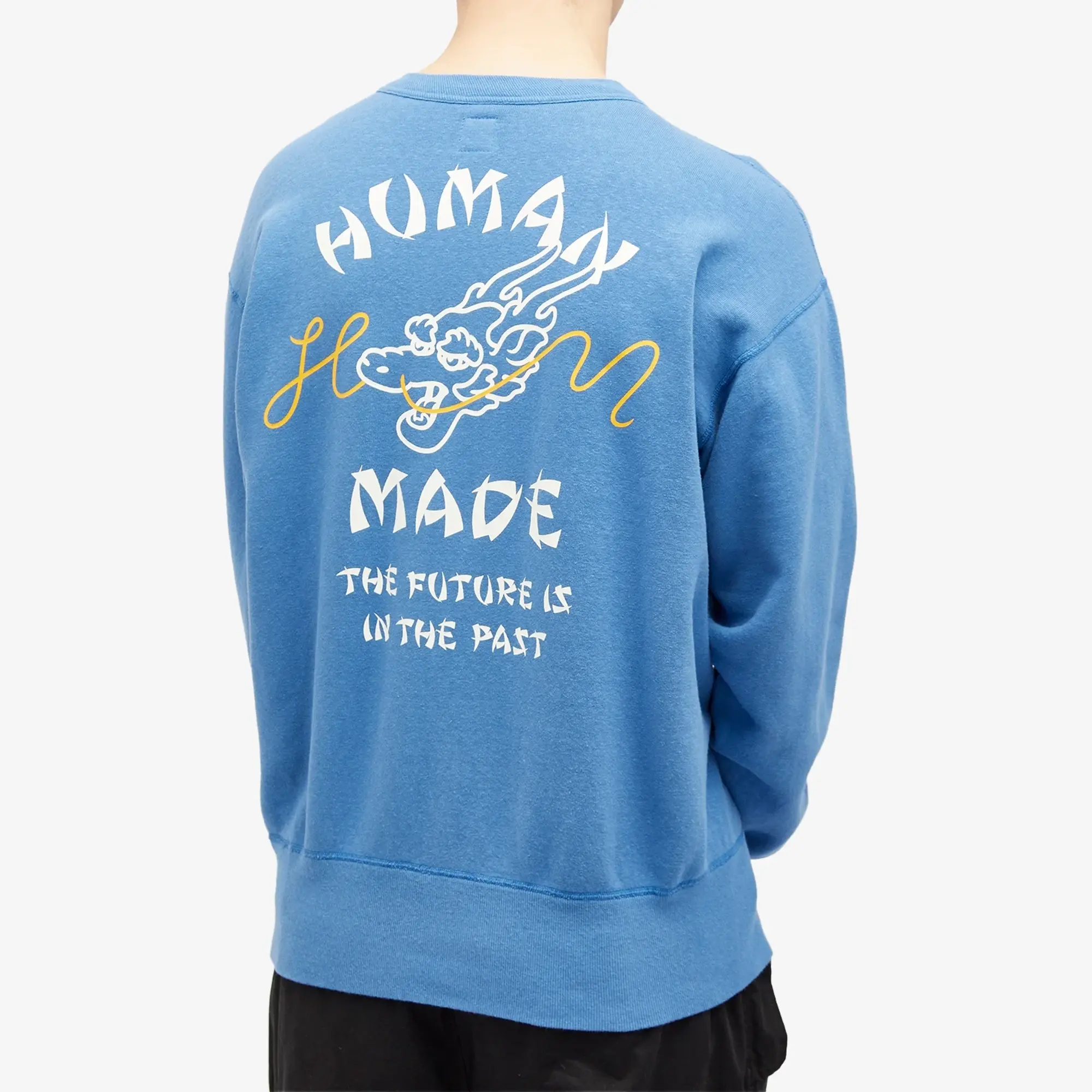Human Made Men's Dragon Heart Sweatshirt Navy
