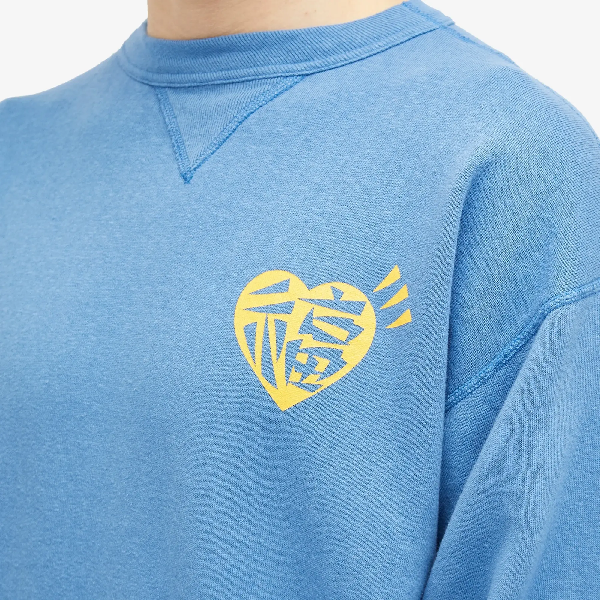 Human Made Men's Dragon Heart Sweatshirt Navy
