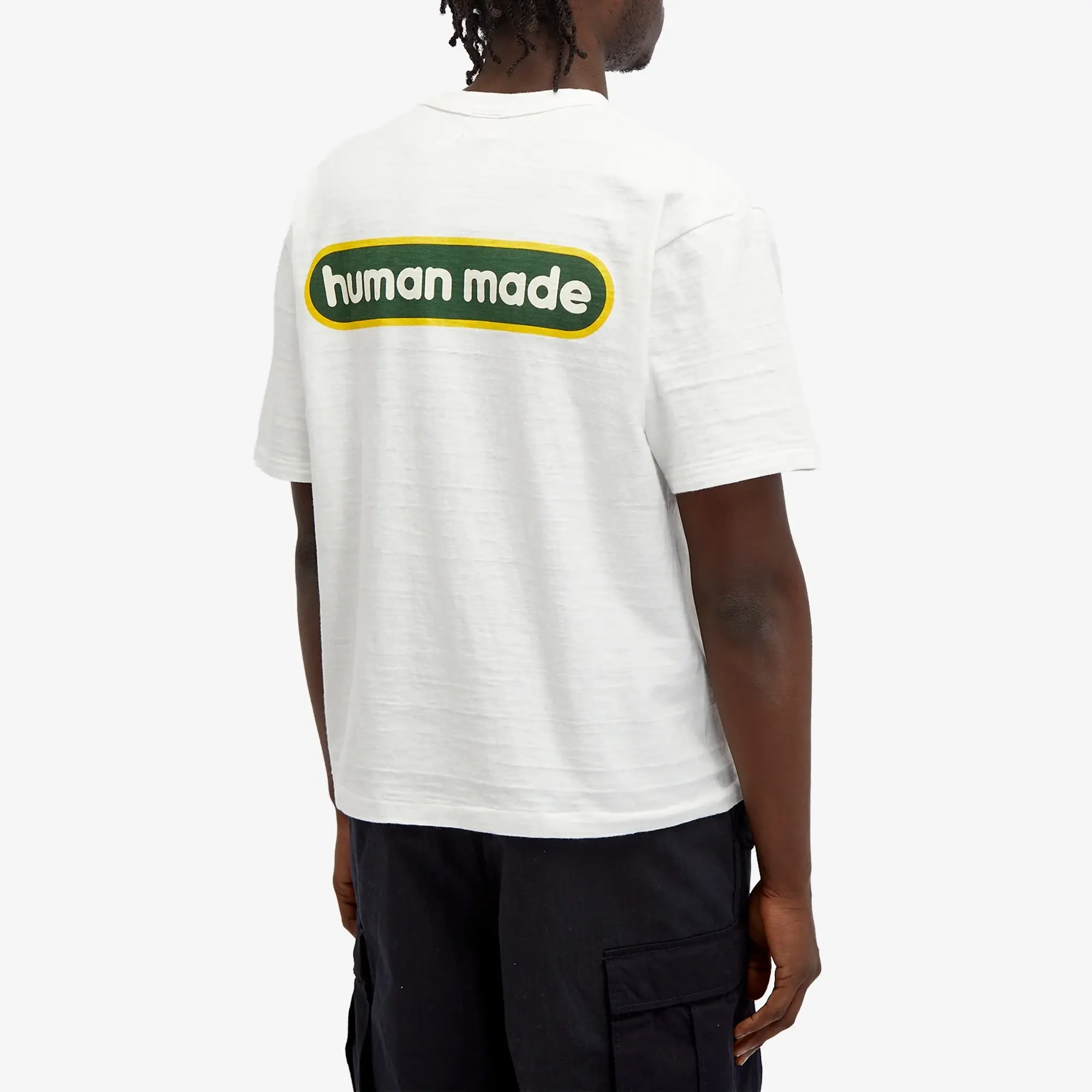 Human Made Men's Bar Logo T-Shirt White