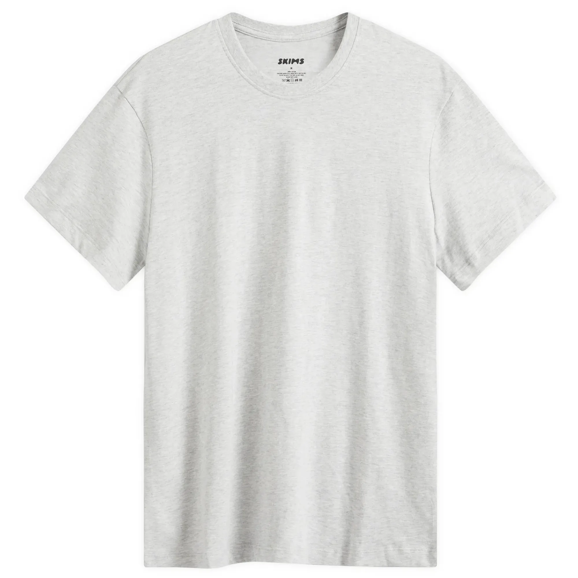 SKIMS Men's Cotton Classic T-Shirt Light Heather Grey
