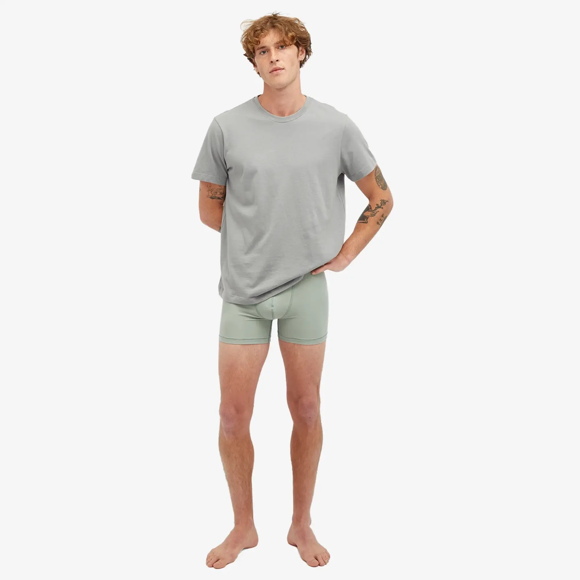 SKIMS Men's Cotton Classic T-Shirt Pacific