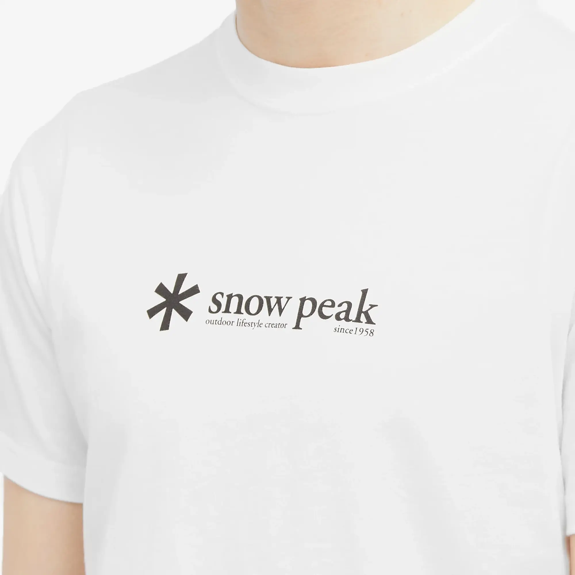 Snow Peak Men's Logo T-Shirt White