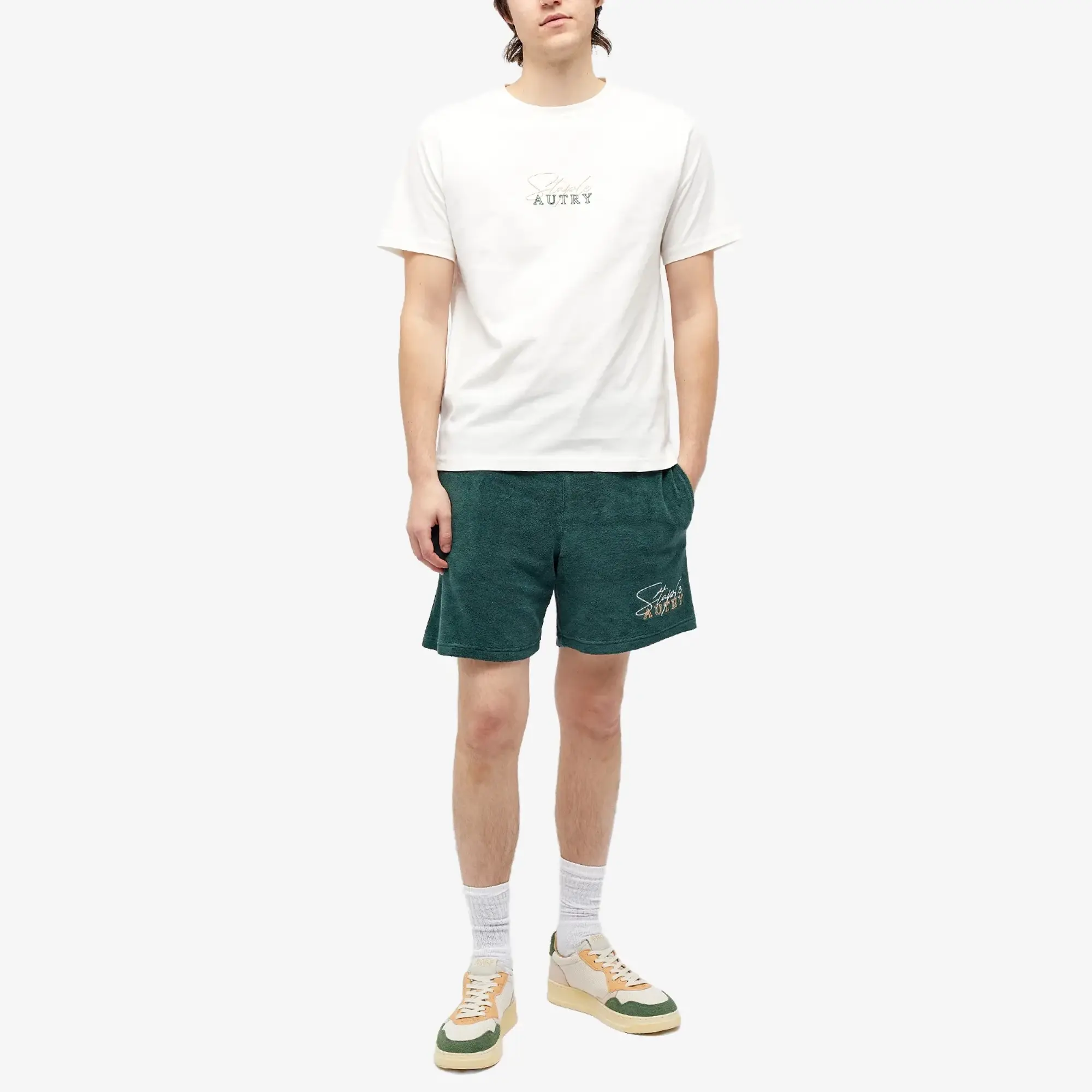 Autry Action Shoes Autry X Staple T-Shirt Men Shortsleeves White