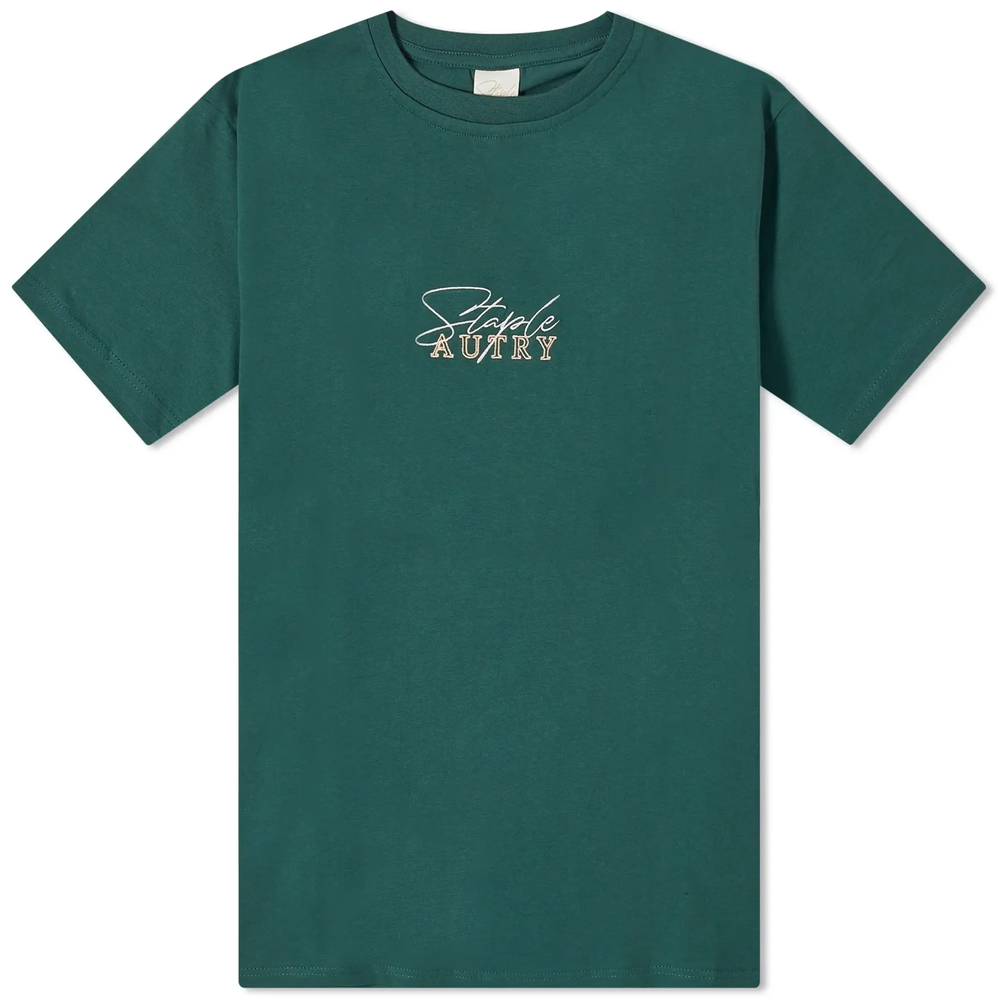 Autry Action Shoes Autry X Staple T-Shirt Men Shortsleeves Green