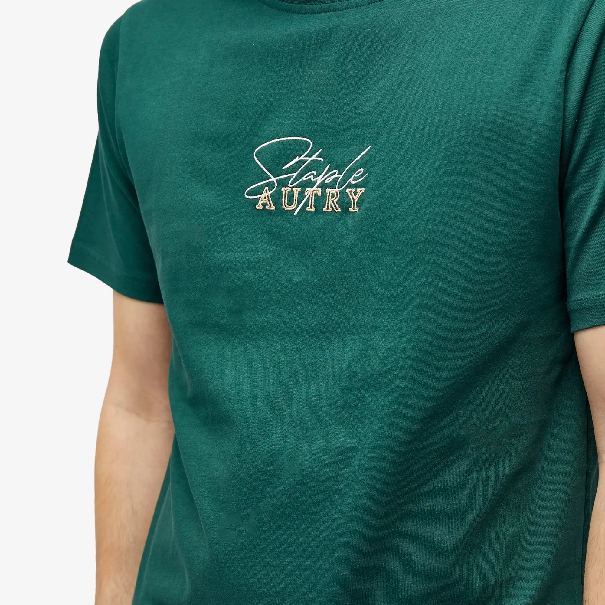 Autry Action Shoes Autry X Staple T-Shirt Men Shortsleeves Green