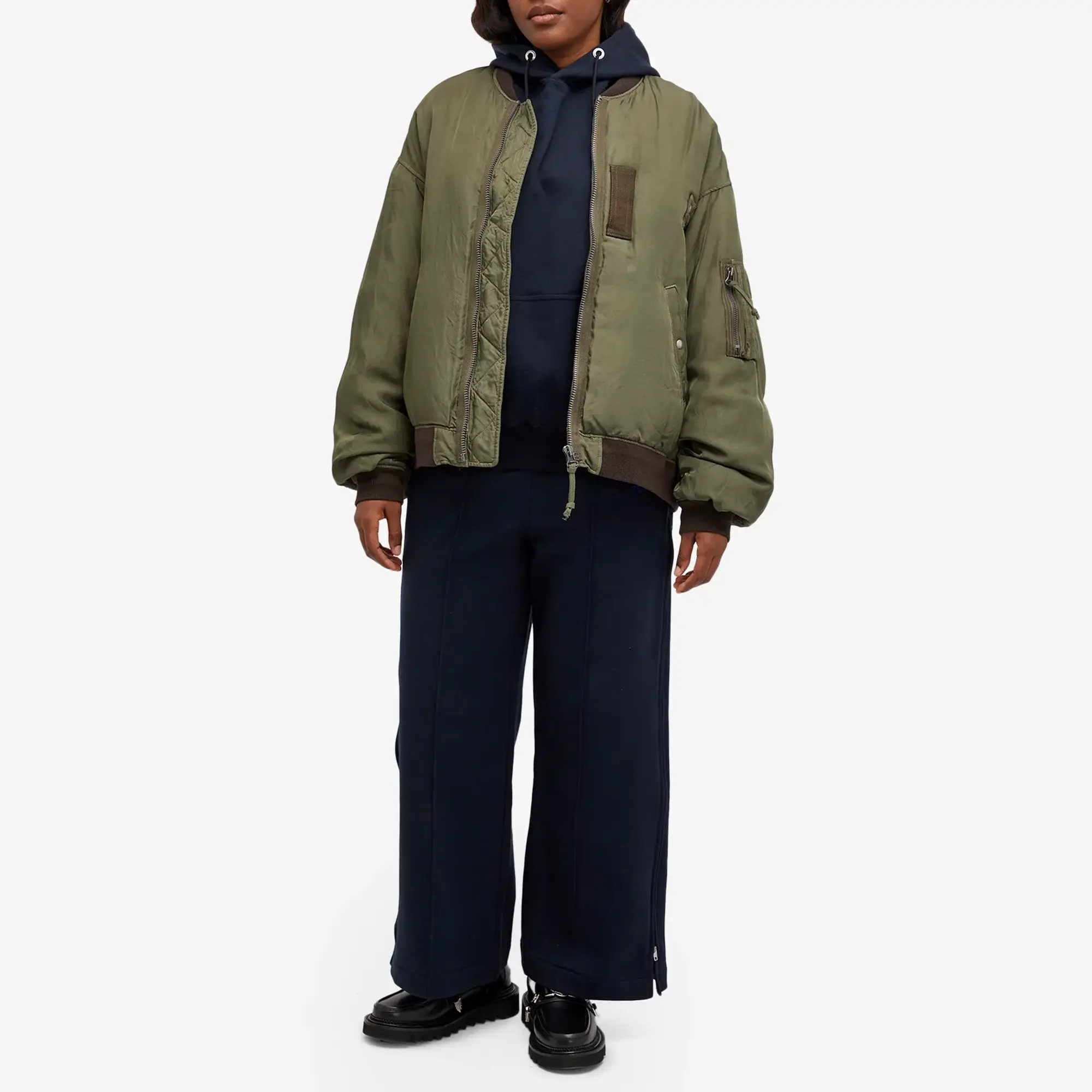 TOGA Women's Wide Sweatpants Navy