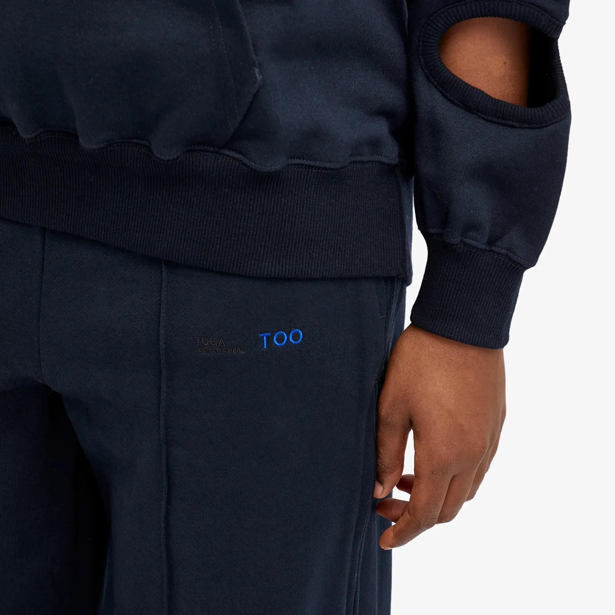 TOGA Women's Wide Sweatpants Navy