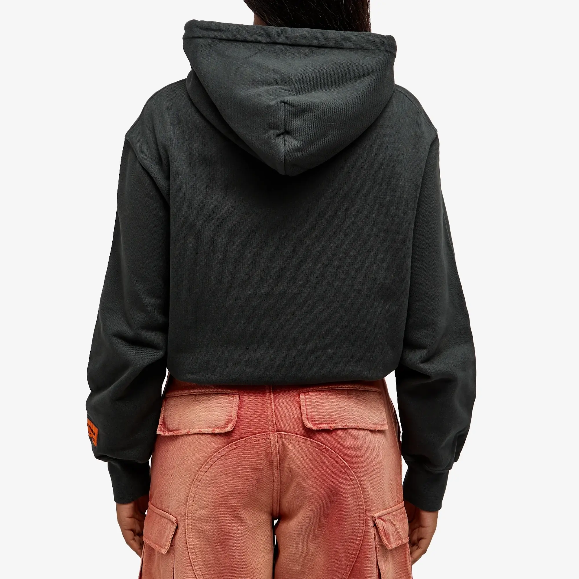 Heron Preston Women's Heron Bird Painted Hoodie Black/Blue