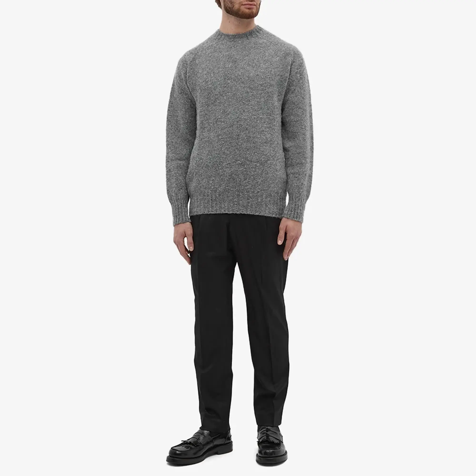 Howlin by Morrison Howlin' Birth of the Cool Crew Knit Mid Grey
