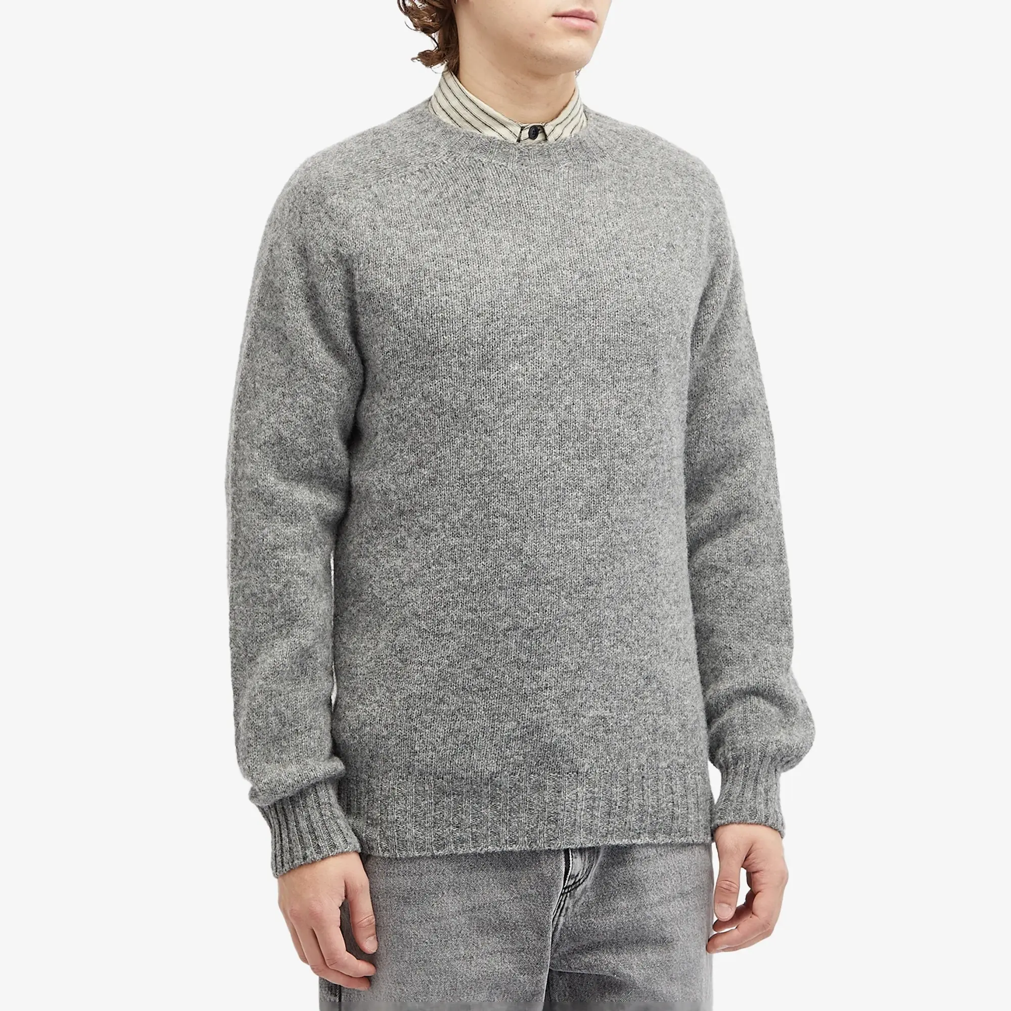 Howlin by Morrison Howlin' Birth of the Cool Crew Knit Mid Grey