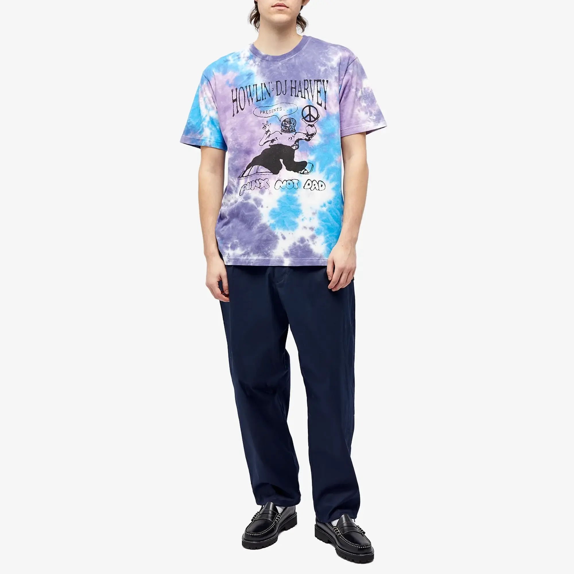 Howlin by Morrison Howlin' x DJ Harvey Large Logo T-Shirt Midnight Mix