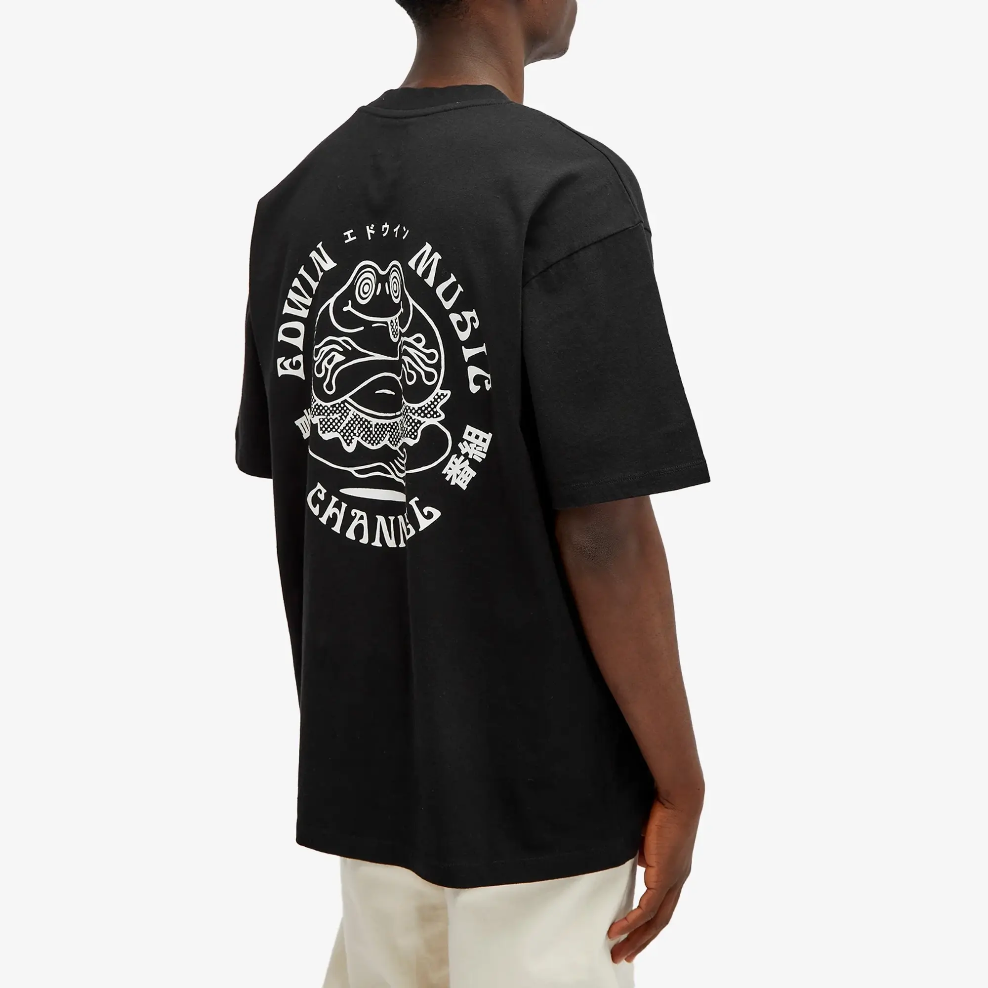 Edwin Men's Music Channel T-Shirt Black