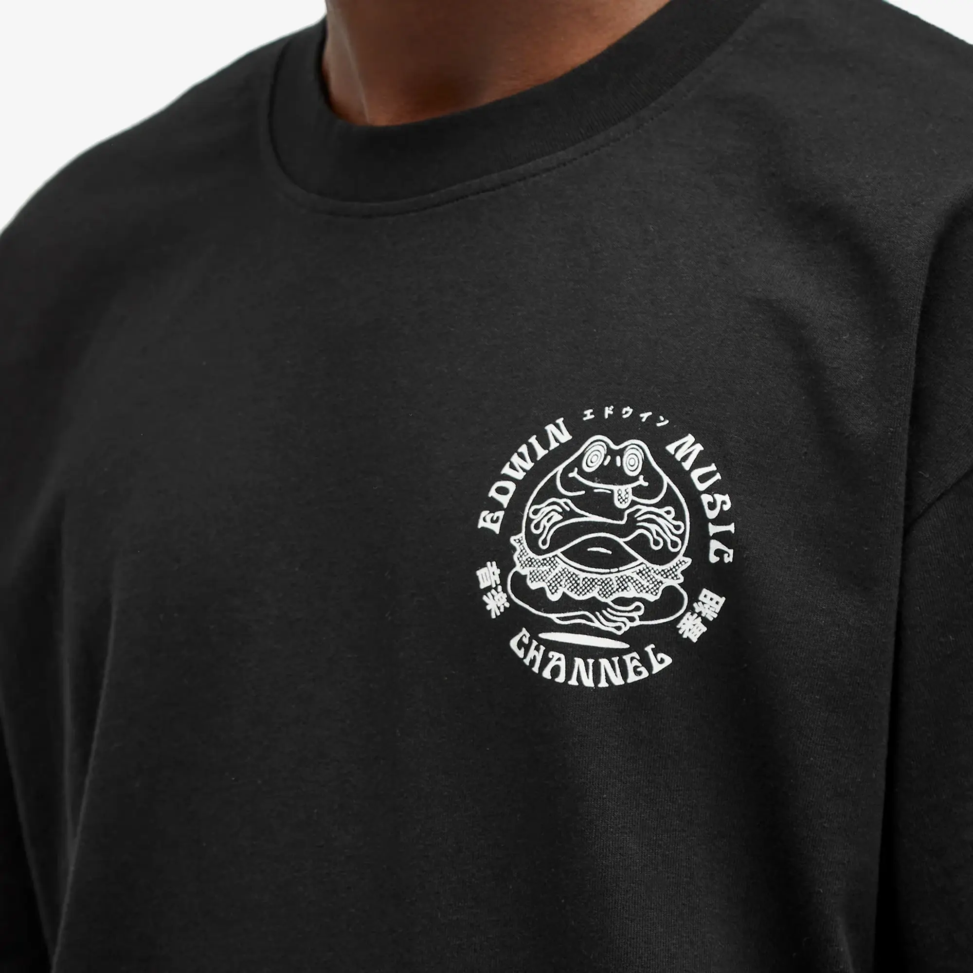 Edwin Men's Music Channel T-Shirt Black