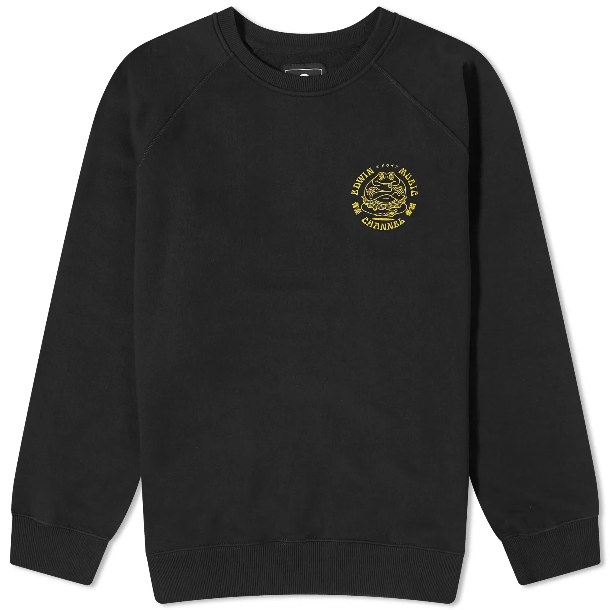 Edwin Music Channel Sweat - Black