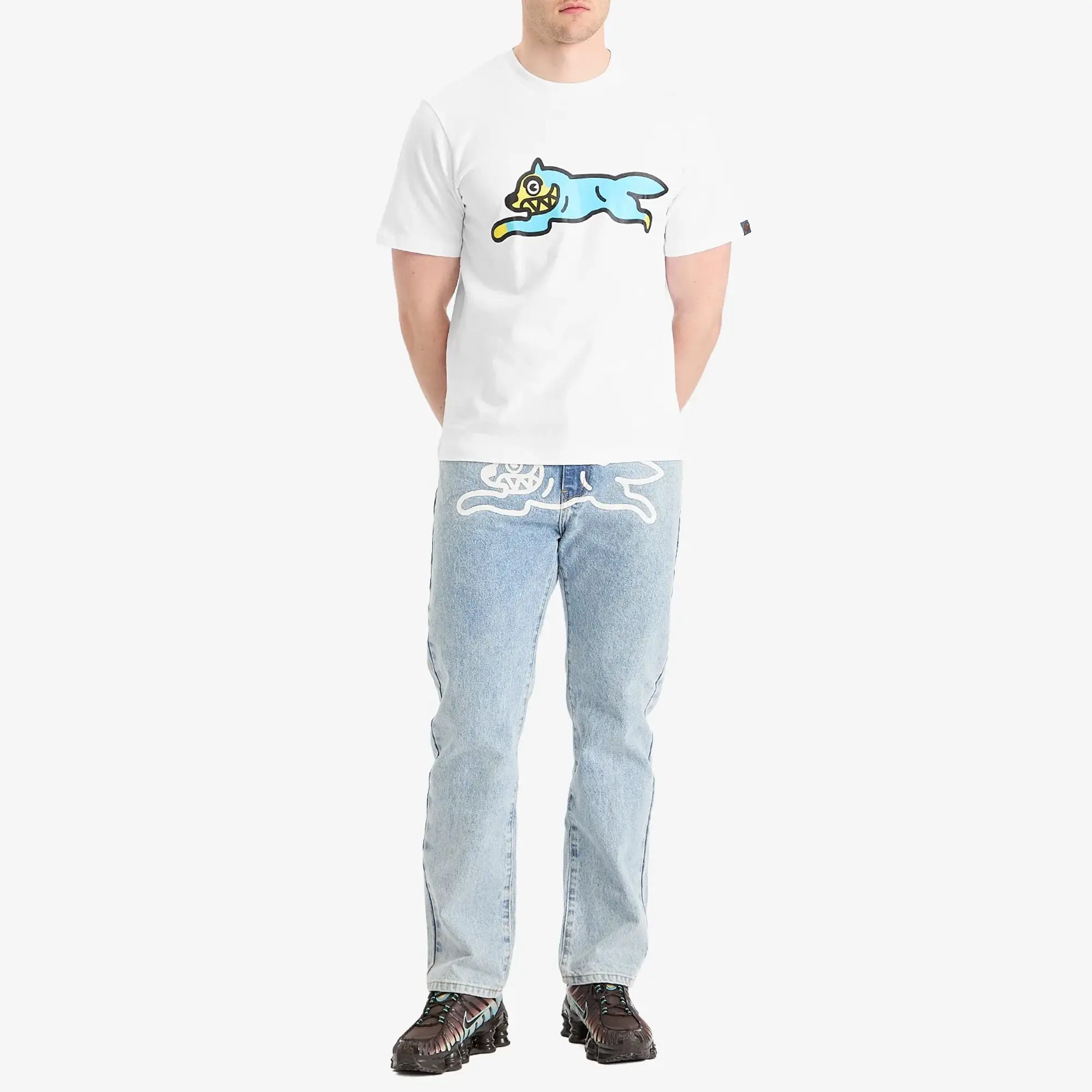 ICECREAM Running Dog T-Shirt, White
