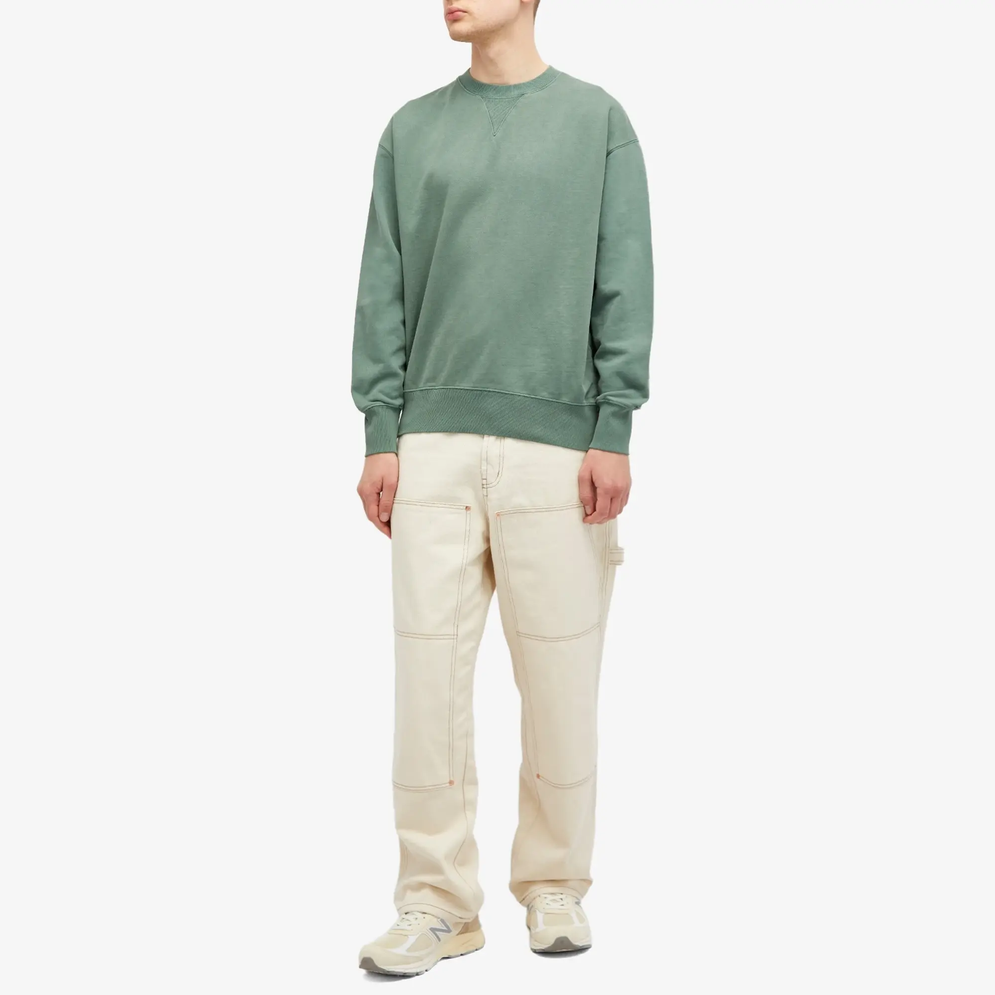 Uniform Bridge Pigment Dyed Sweatshirt Pigment Green