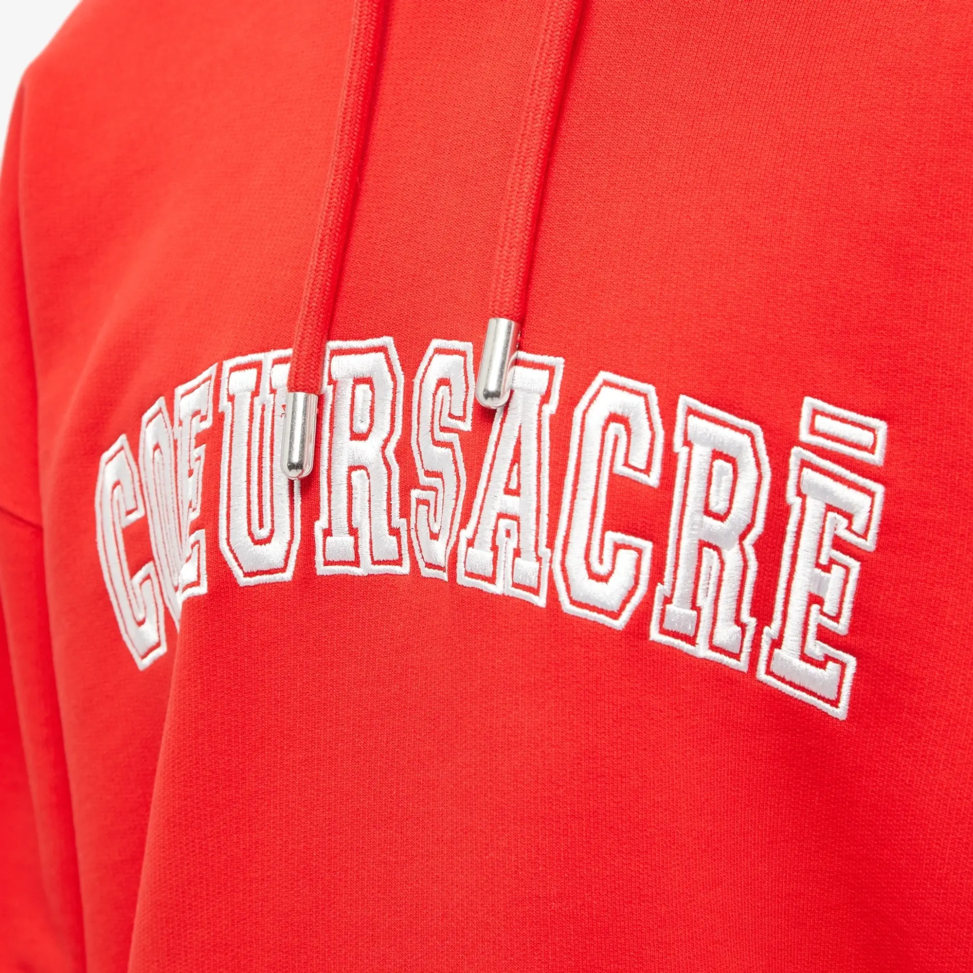 AMI Paris AMI Coeur Sacre Popover Hoodie Scarlet Red