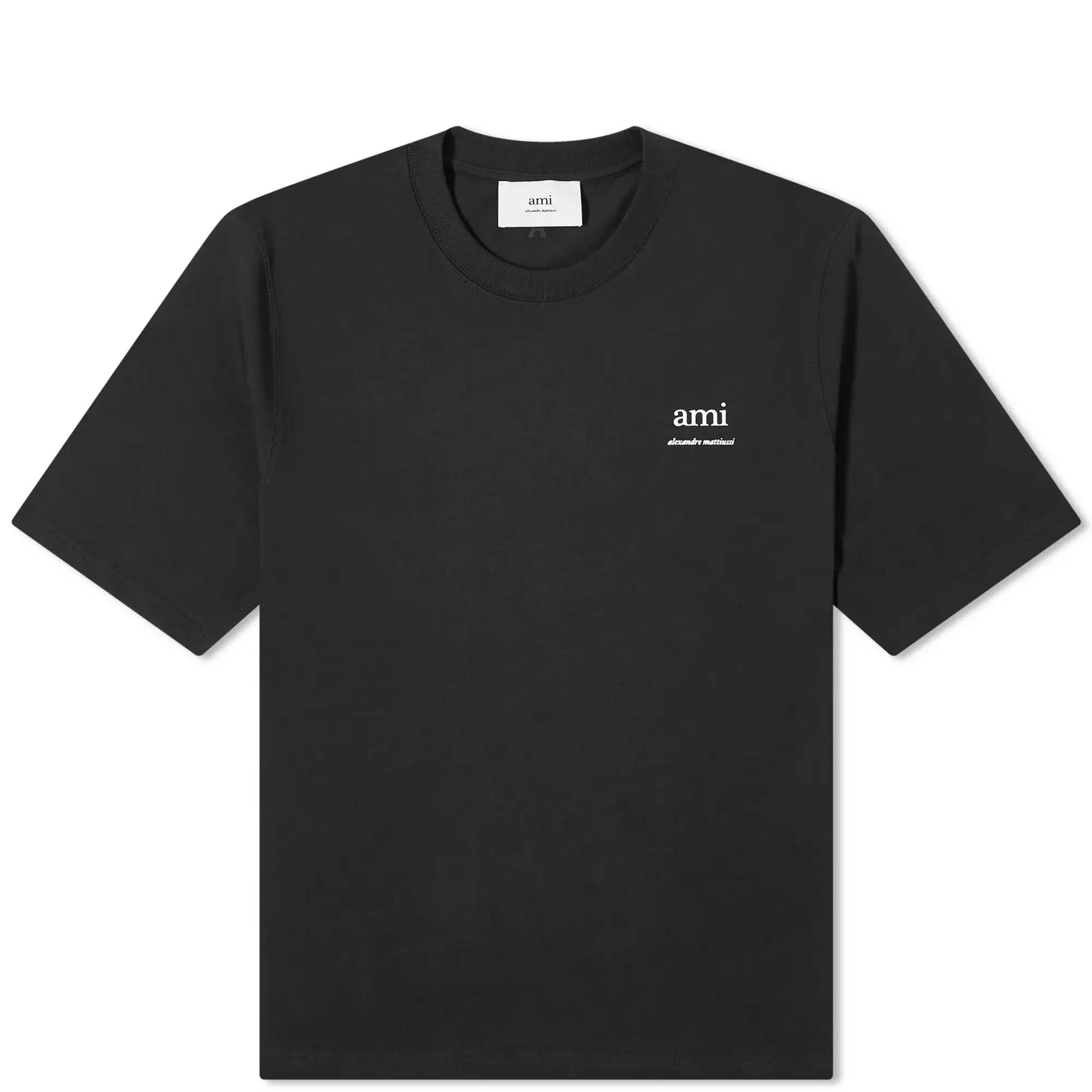 AMI Paris Logo T-Shirt Black