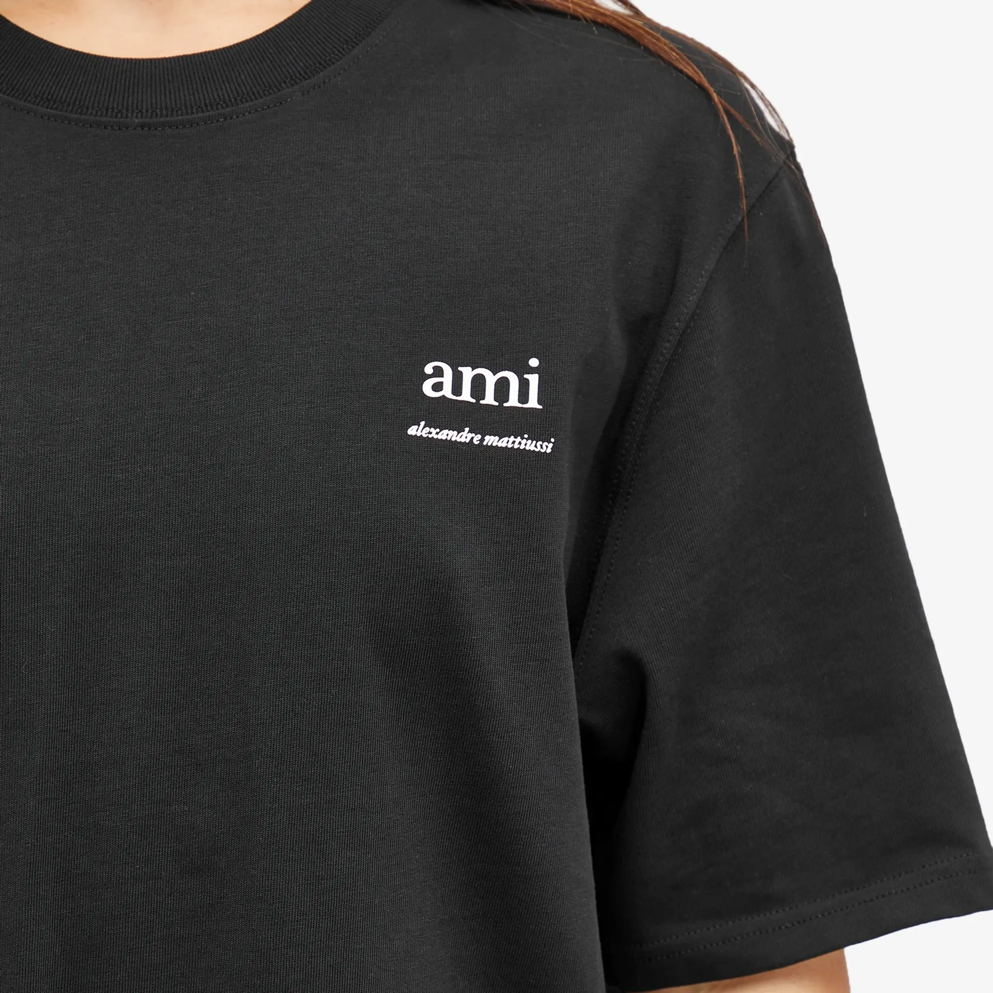 AMI Paris Logo T-Shirt Black