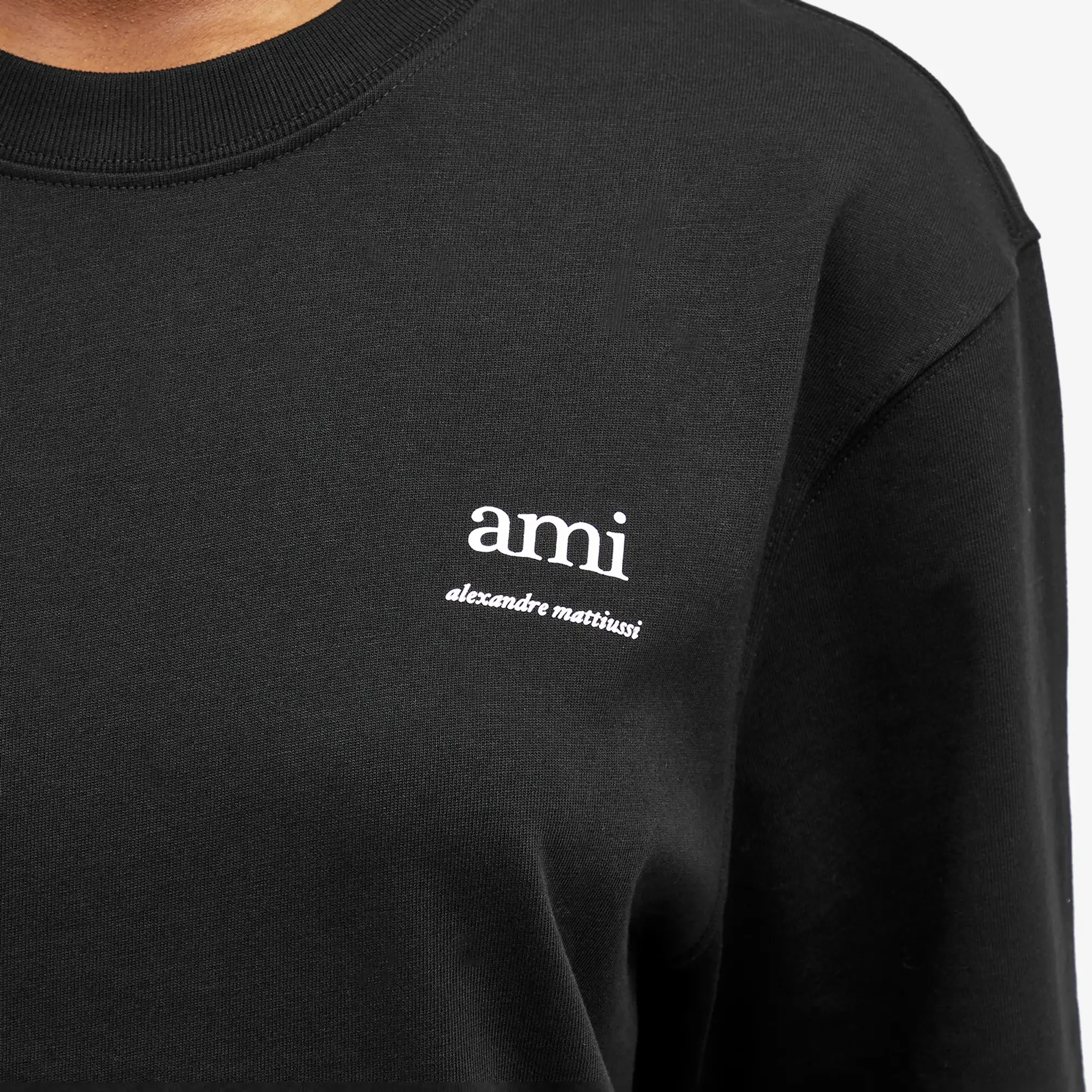 AMI Paris Logo T-Shirt Black