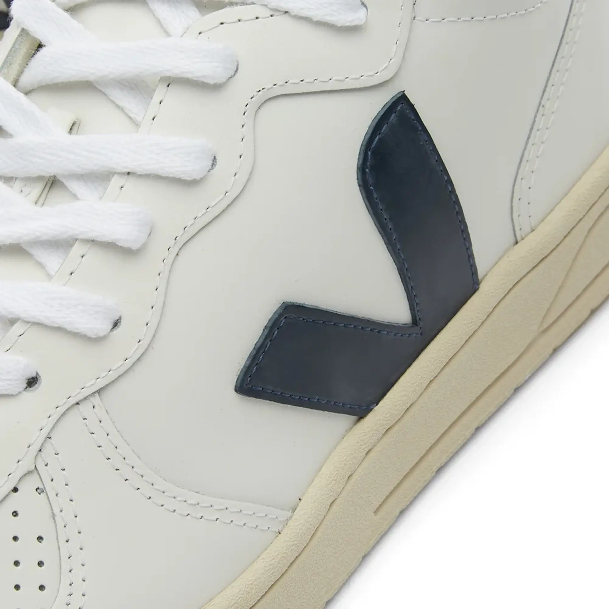 Veja Men's V-15 High Top Sneaker Extra White/Nautico