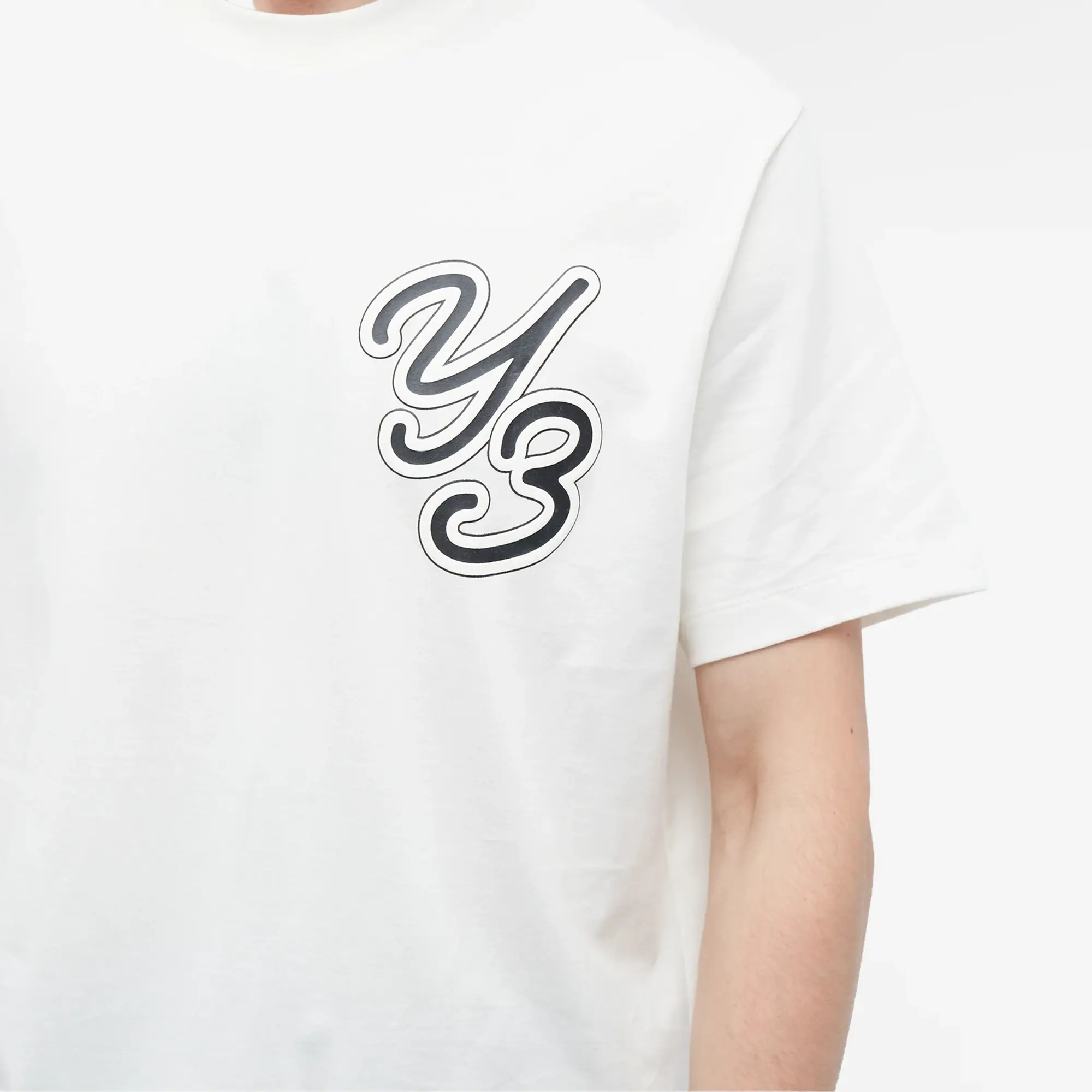 adidas Originals Y-3 Graphic T-Shirt - White, White
