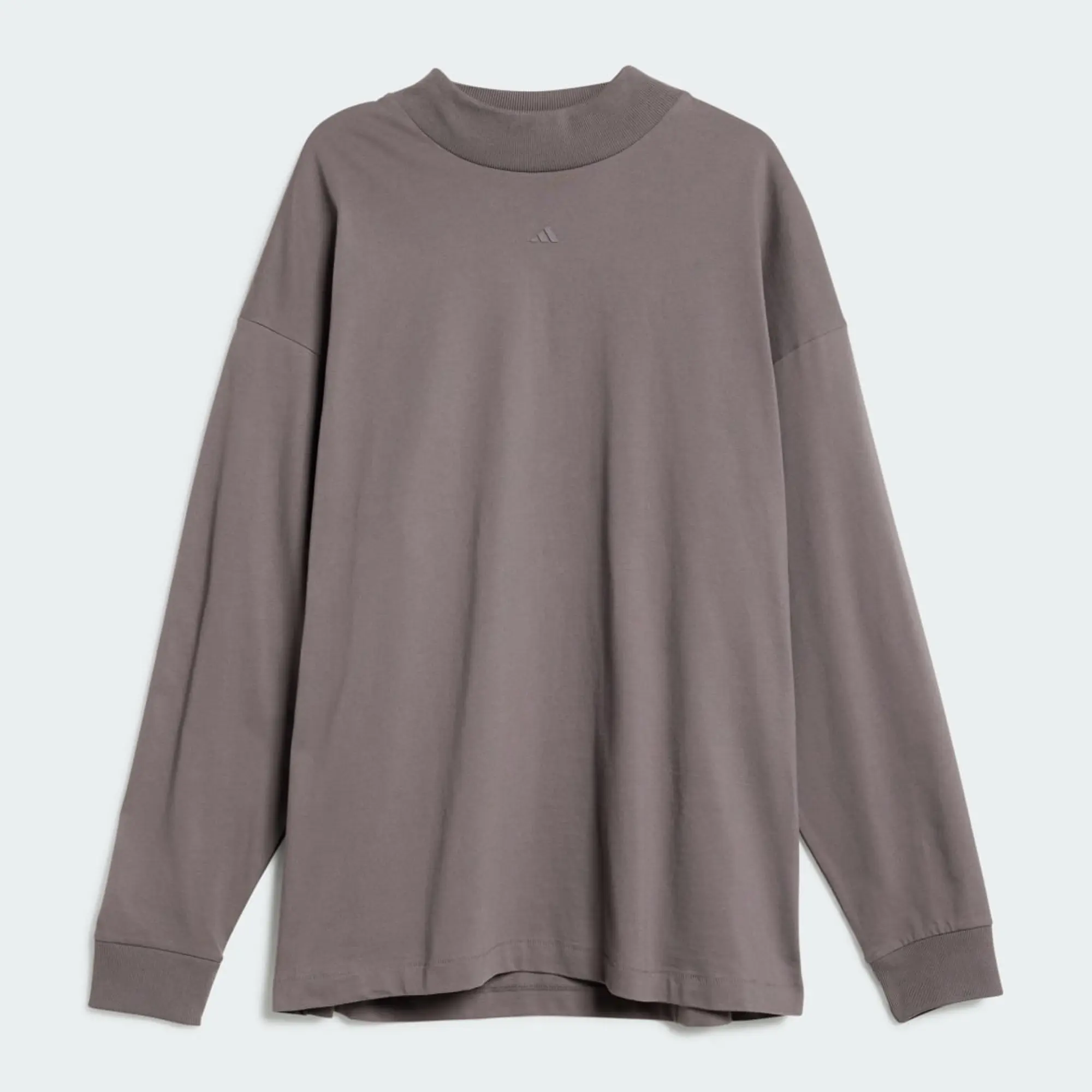 Adidas Men's One Basketball Long Sleeve Tee Charcoal