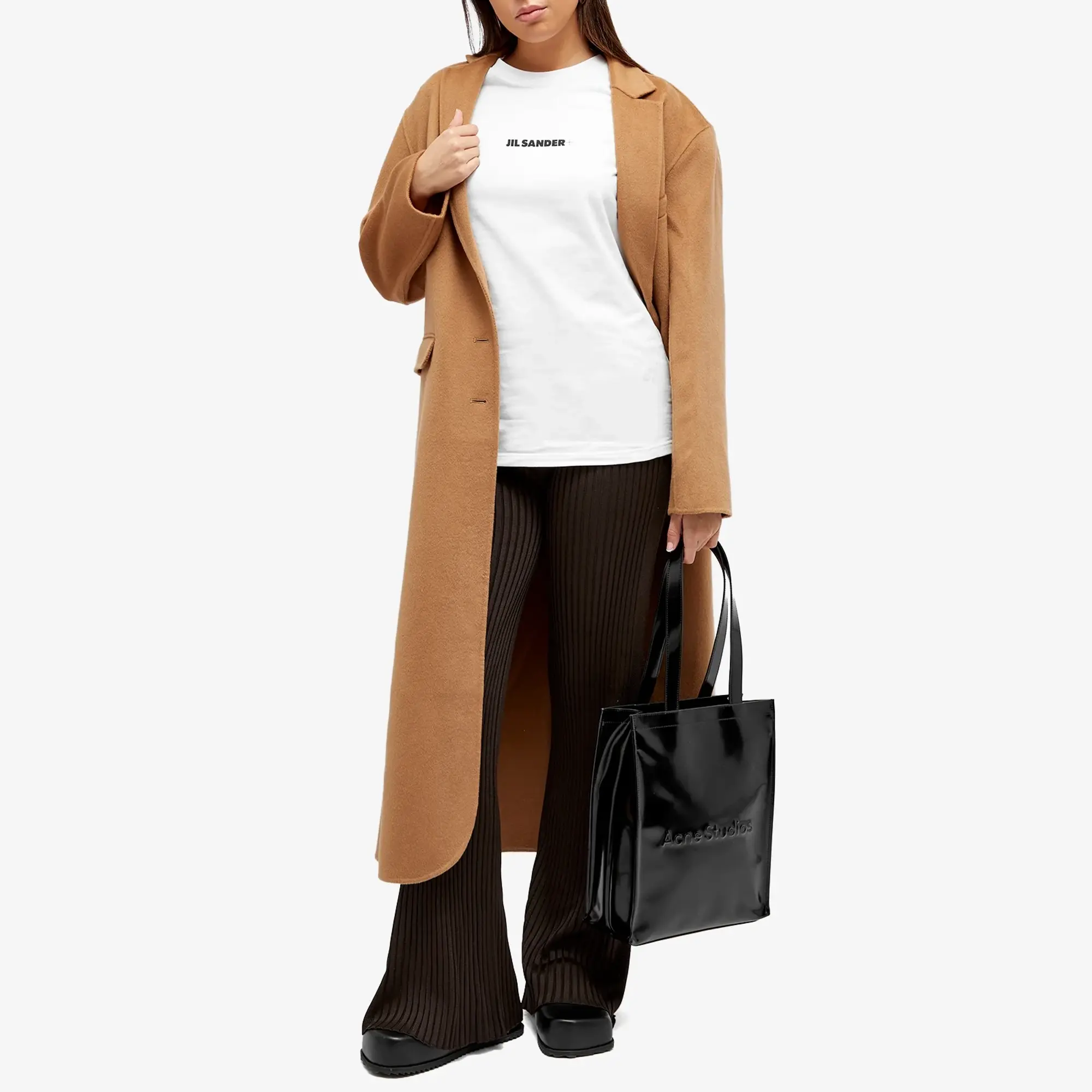 Jil Sander Women's Flare Leg Trousers Fondente
