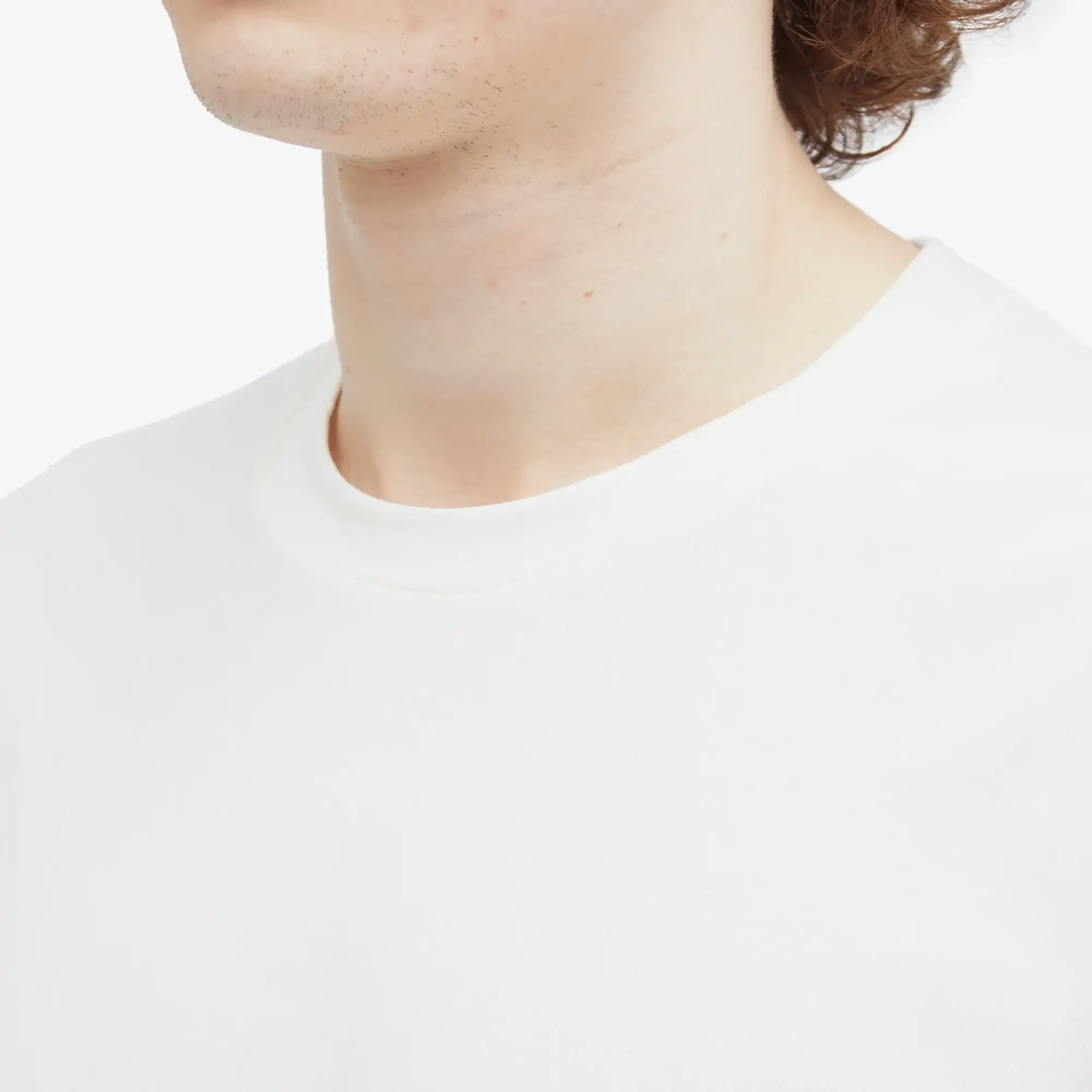 Jil Sander Men's Back Logo T-Shirt Coconut