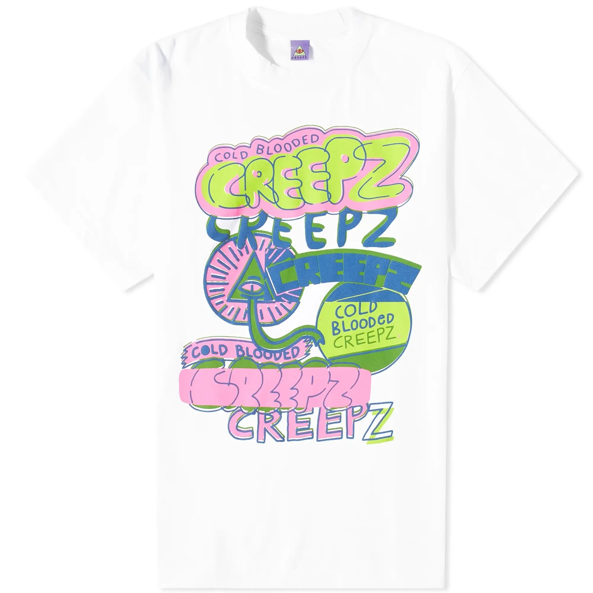 Creepz Men's O.T.T. Logo T-Shirt White