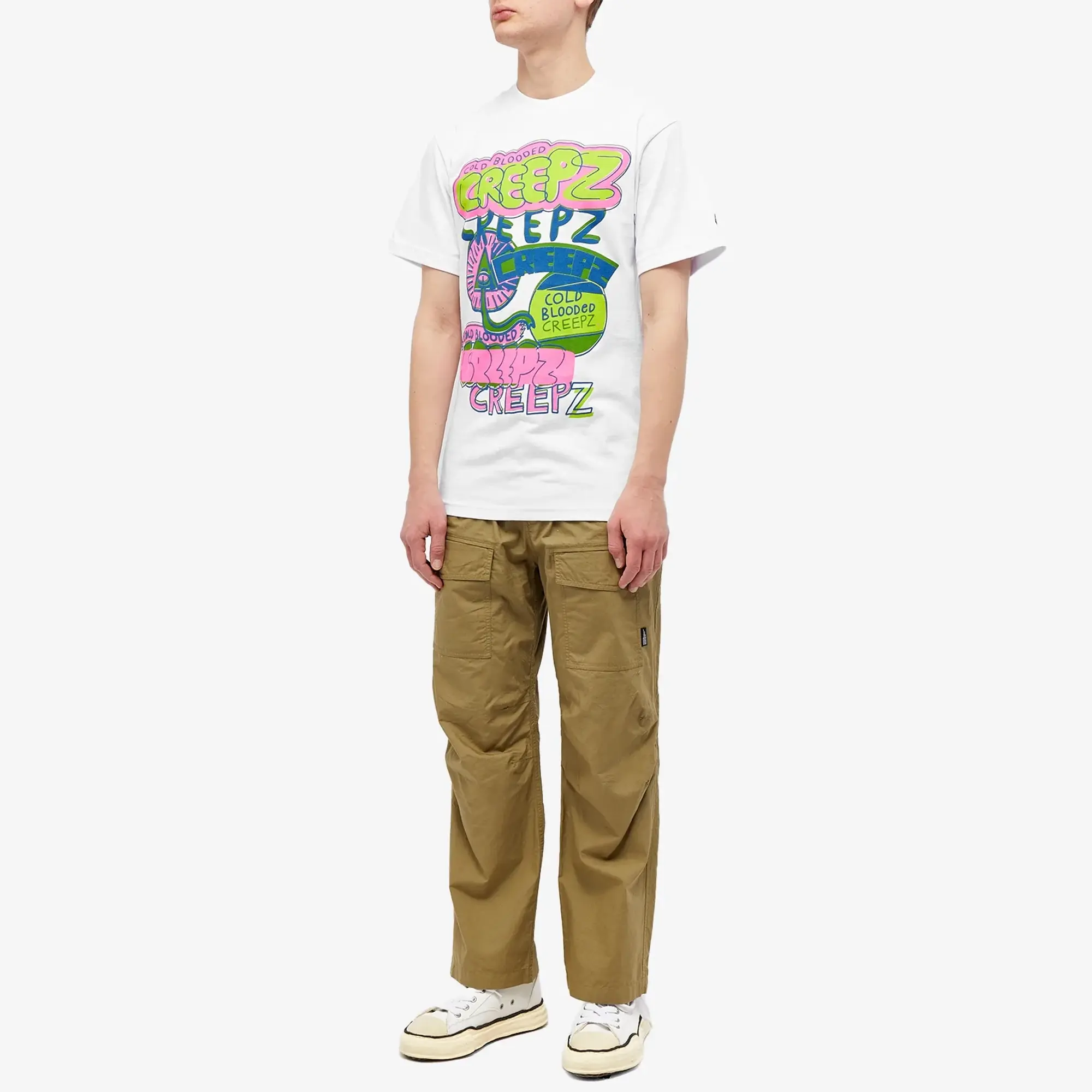 Creepz Men's O.T.T. Logo T-Shirt White
