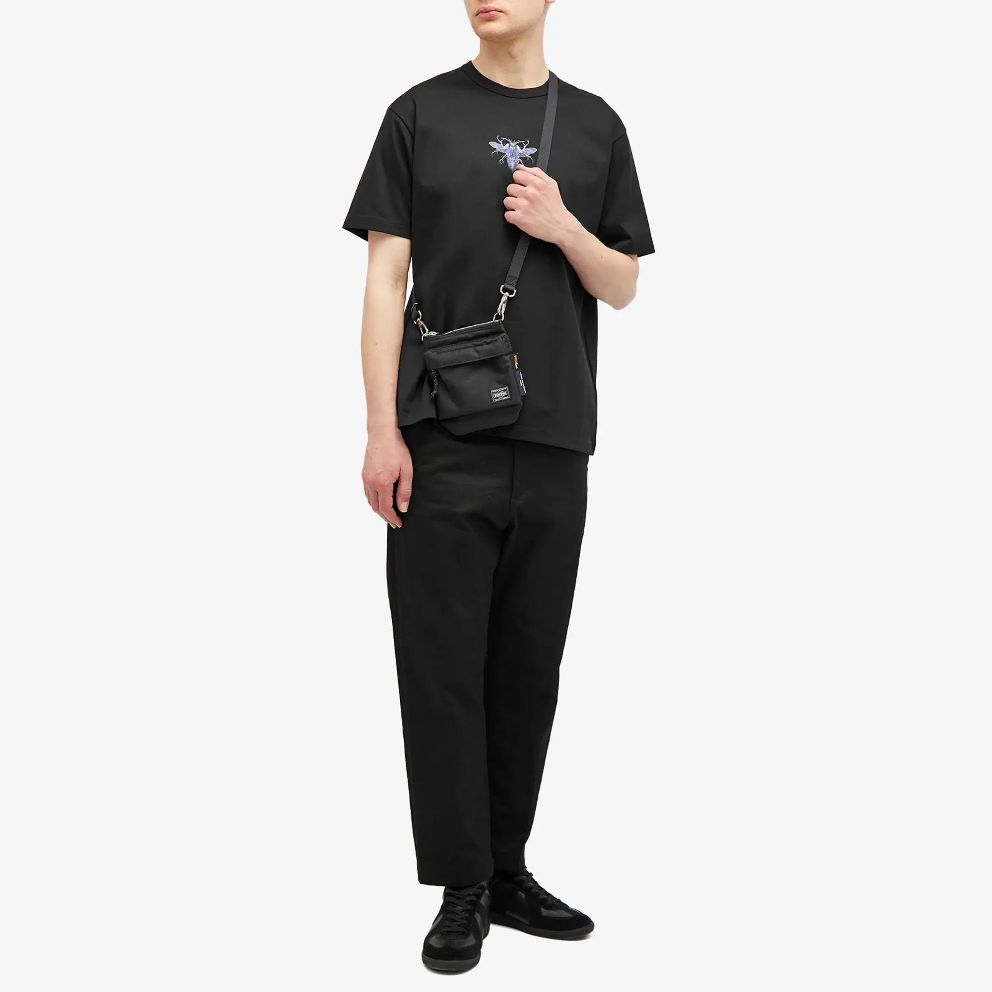 Junya Watanabe MAN Men's Bug Print T-Shirt Black/Purple