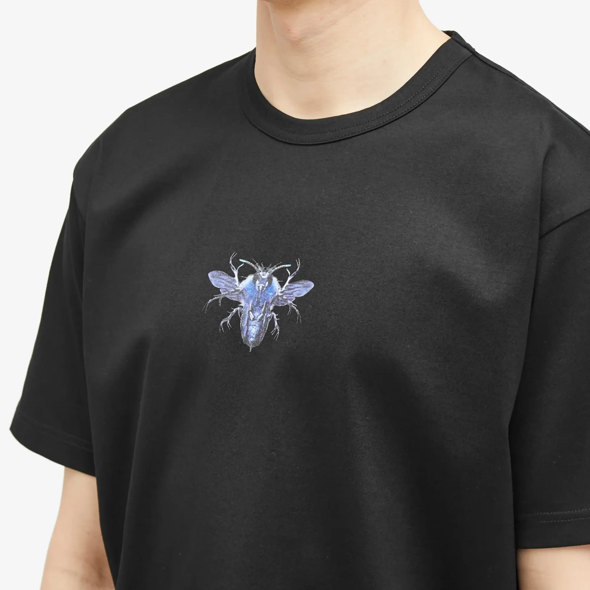 Junya Watanabe MAN Men's Bug Print T-Shirt Black/Purple