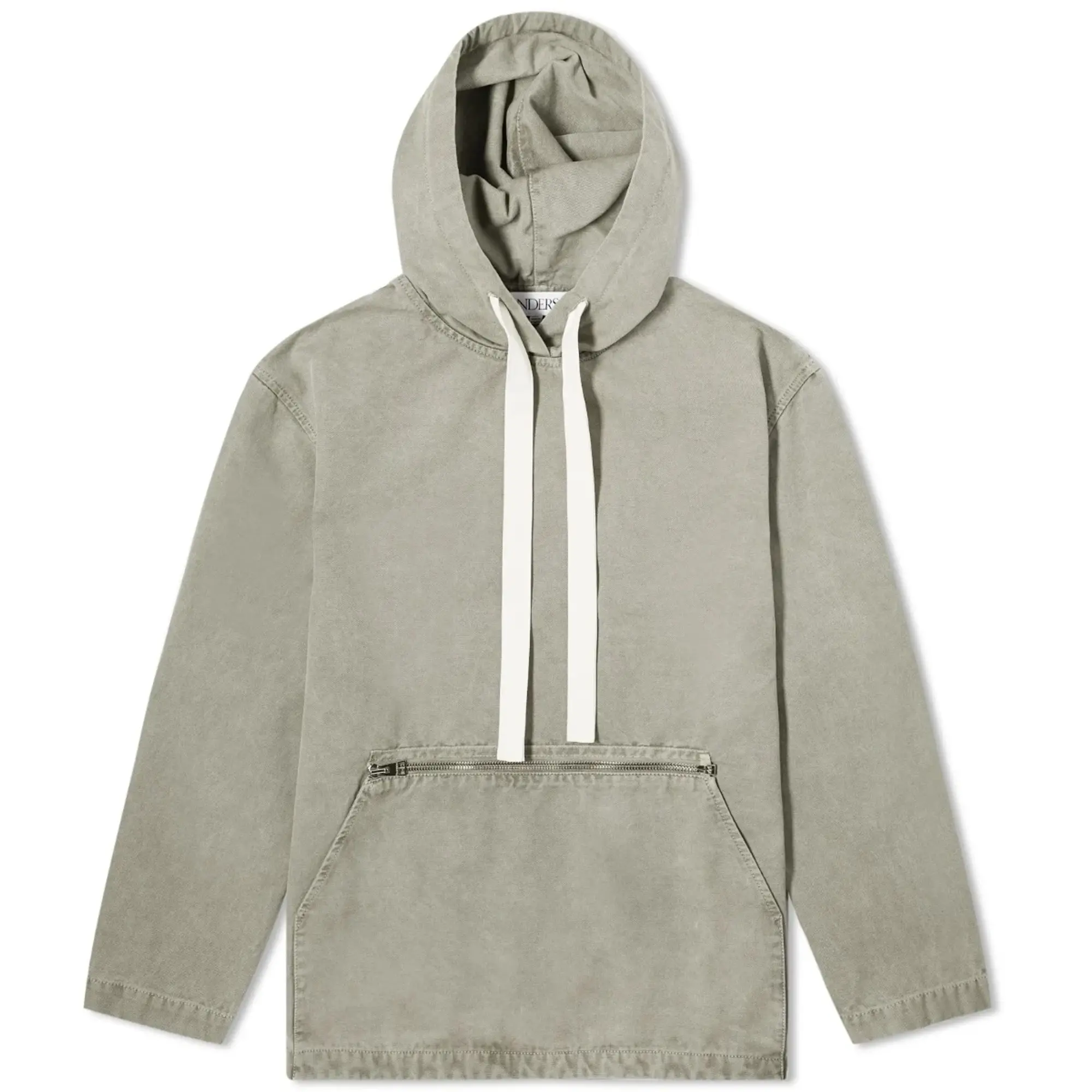 JW Anderson Women's Garment Dye Hoodie Grey