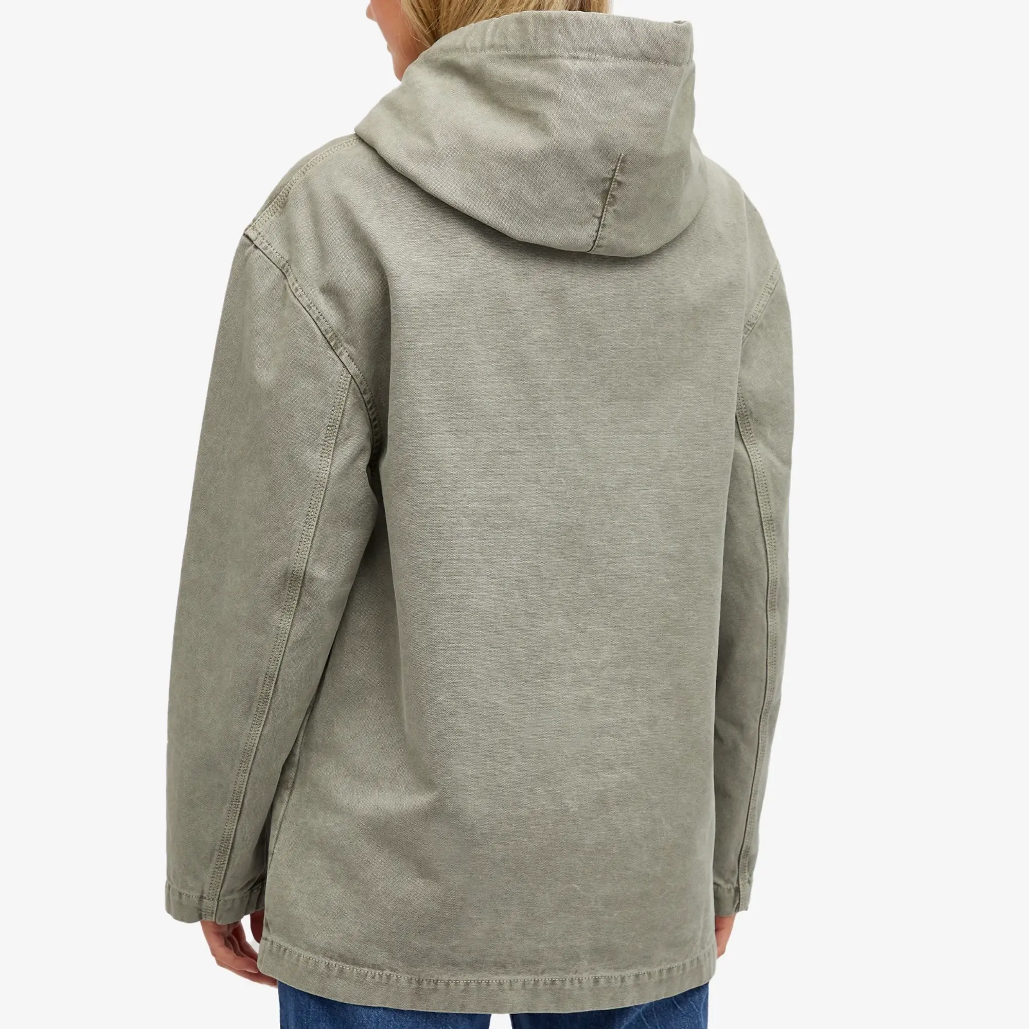 JW Anderson Women's Garment Dye Hoodie Grey