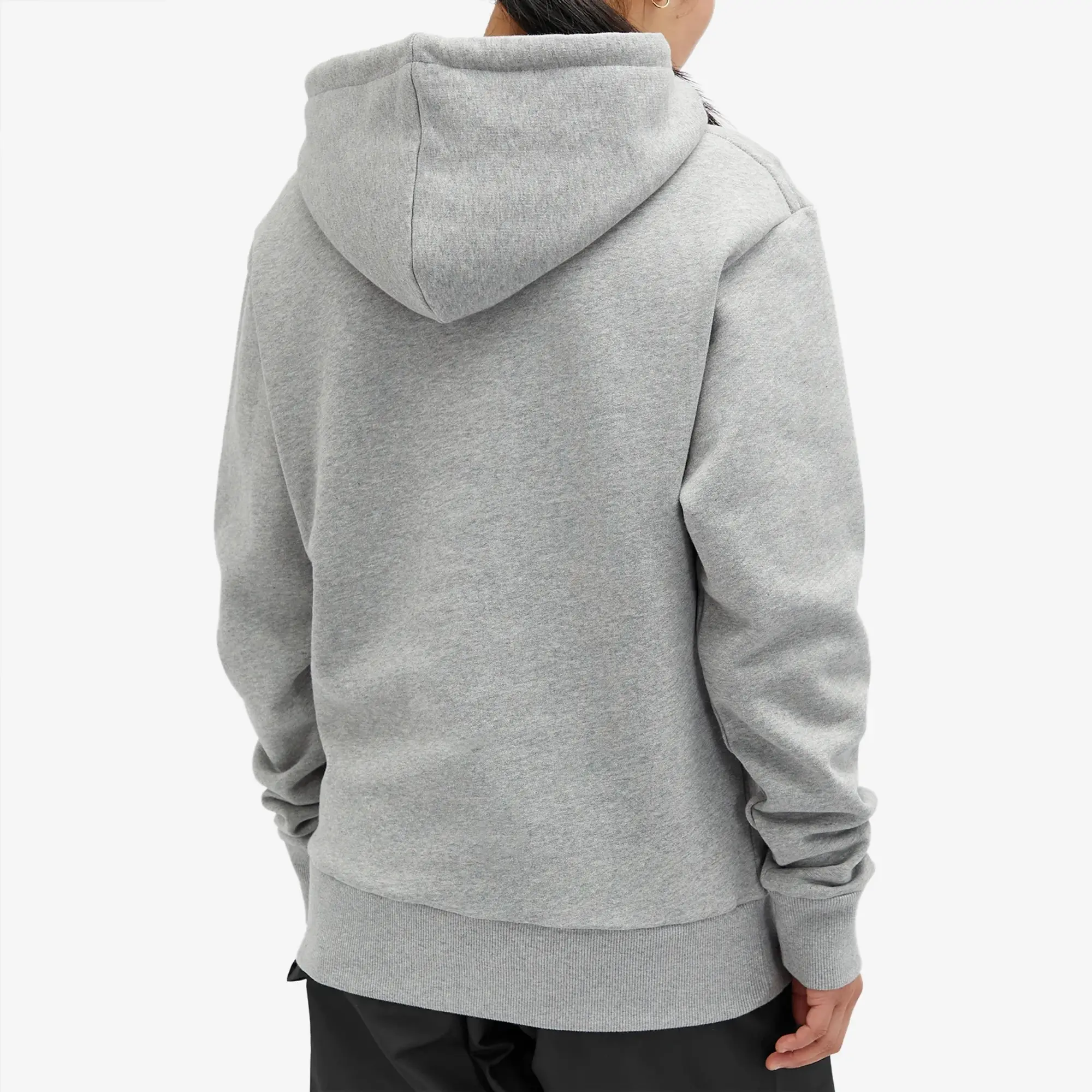 JW Anderson Women's Cat Print Hoodie Mid Grey Melange