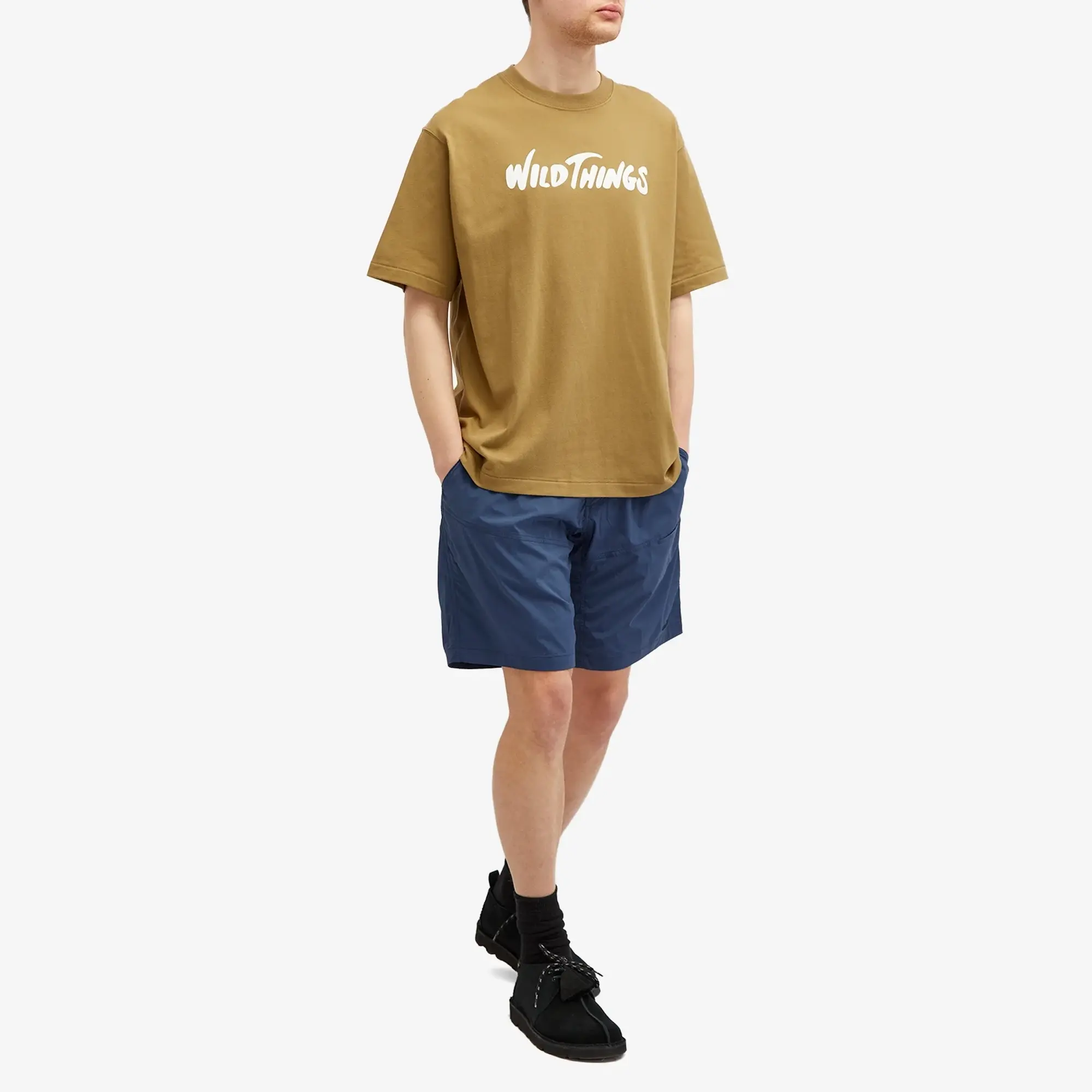 Wild Things Men's Logo T-Shirt Khaki