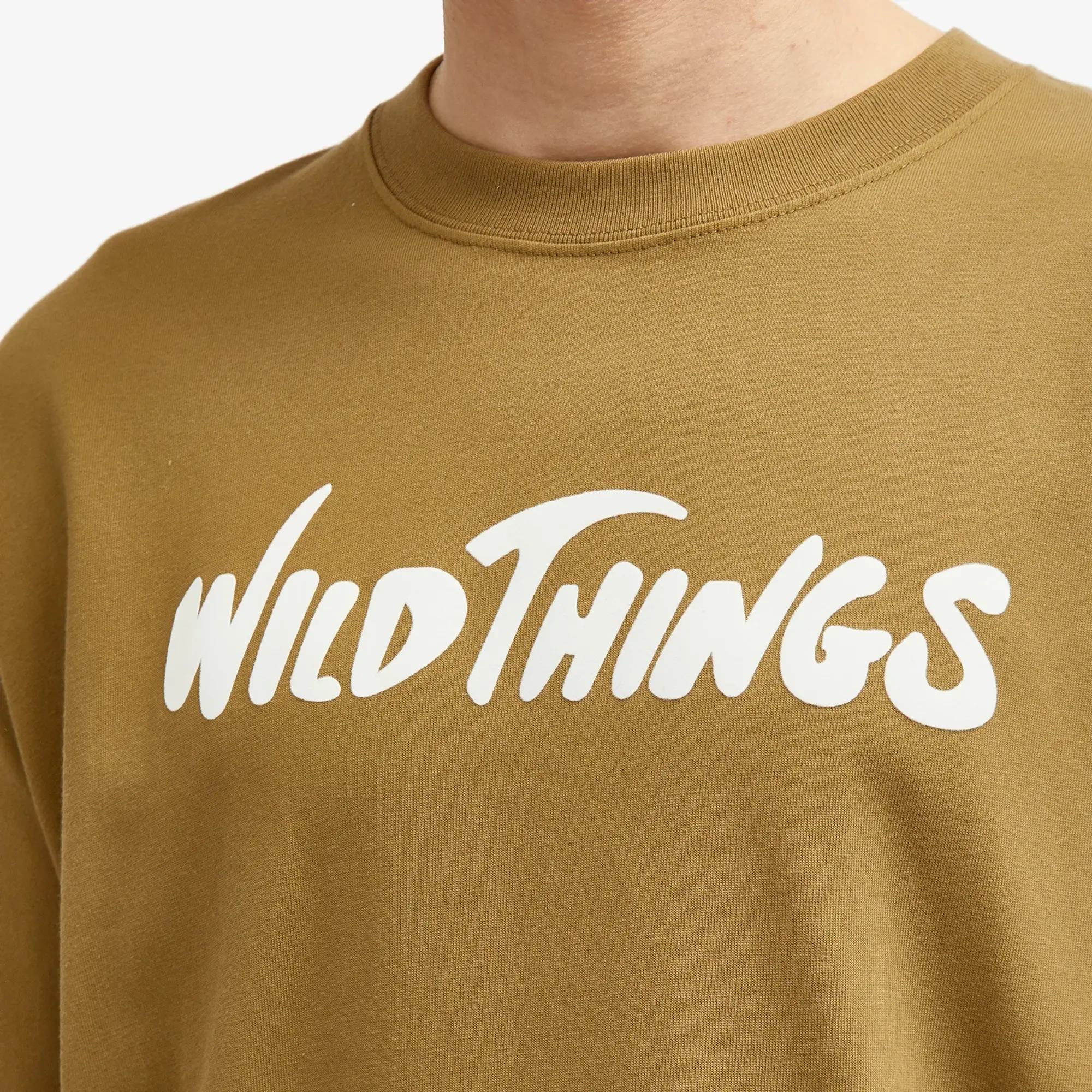 Wild Things Men's Logo T-Shirt Khaki