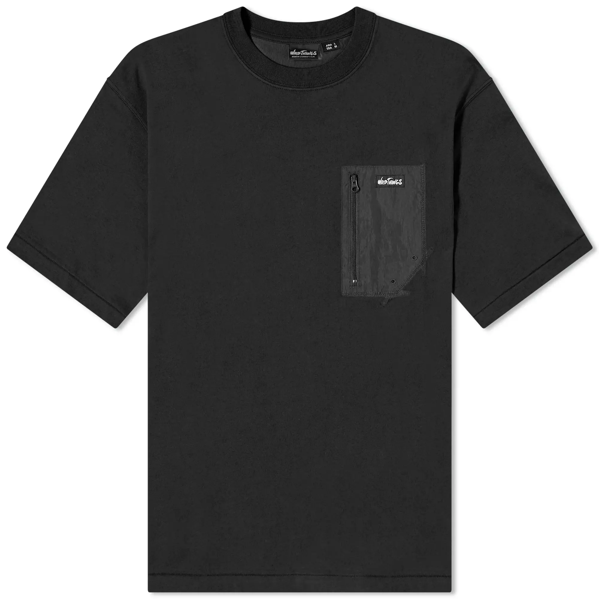 Wild Things Men's Camp Pocket T-Shirt Black