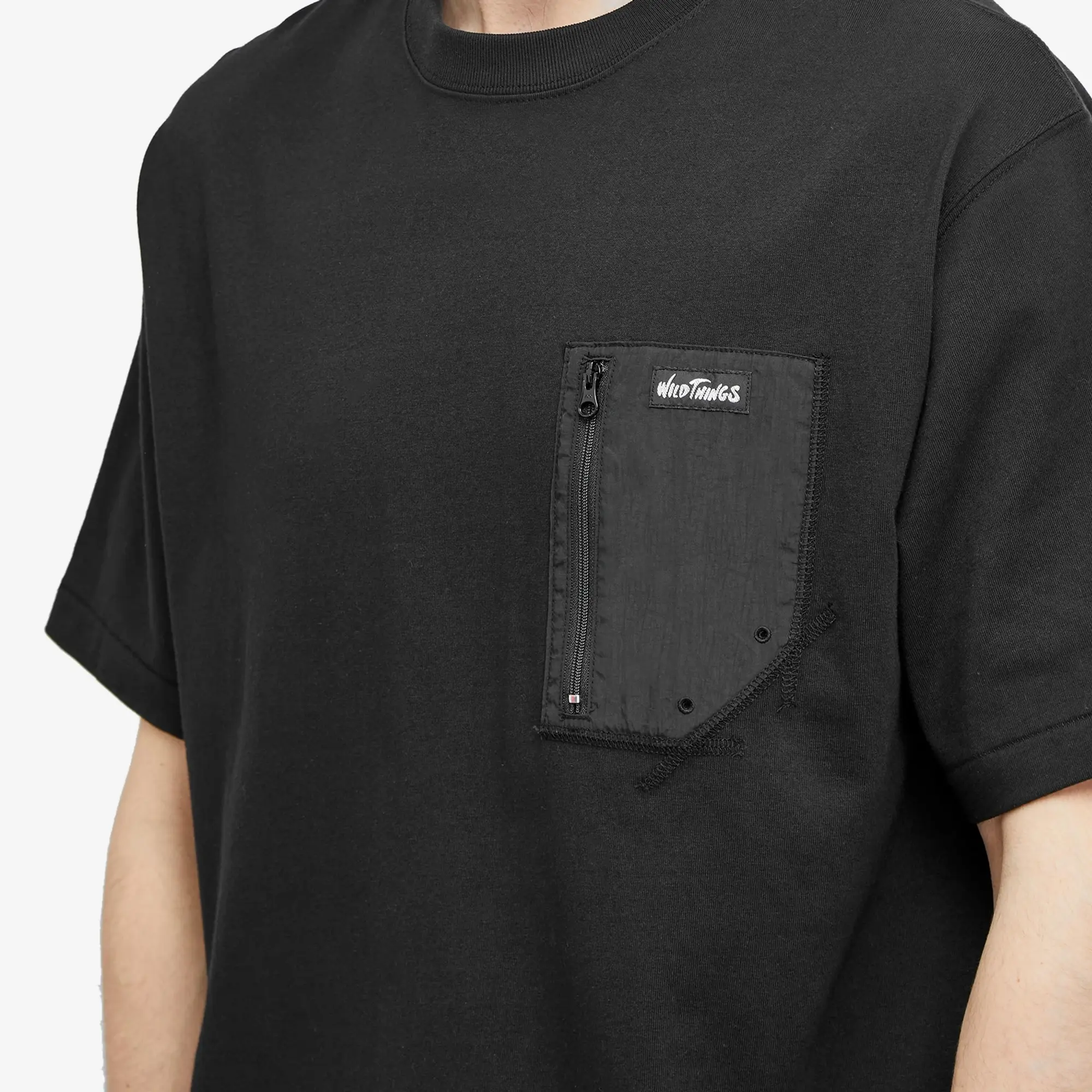 Wild Things Men's Camp Pocket T-Shirt Black